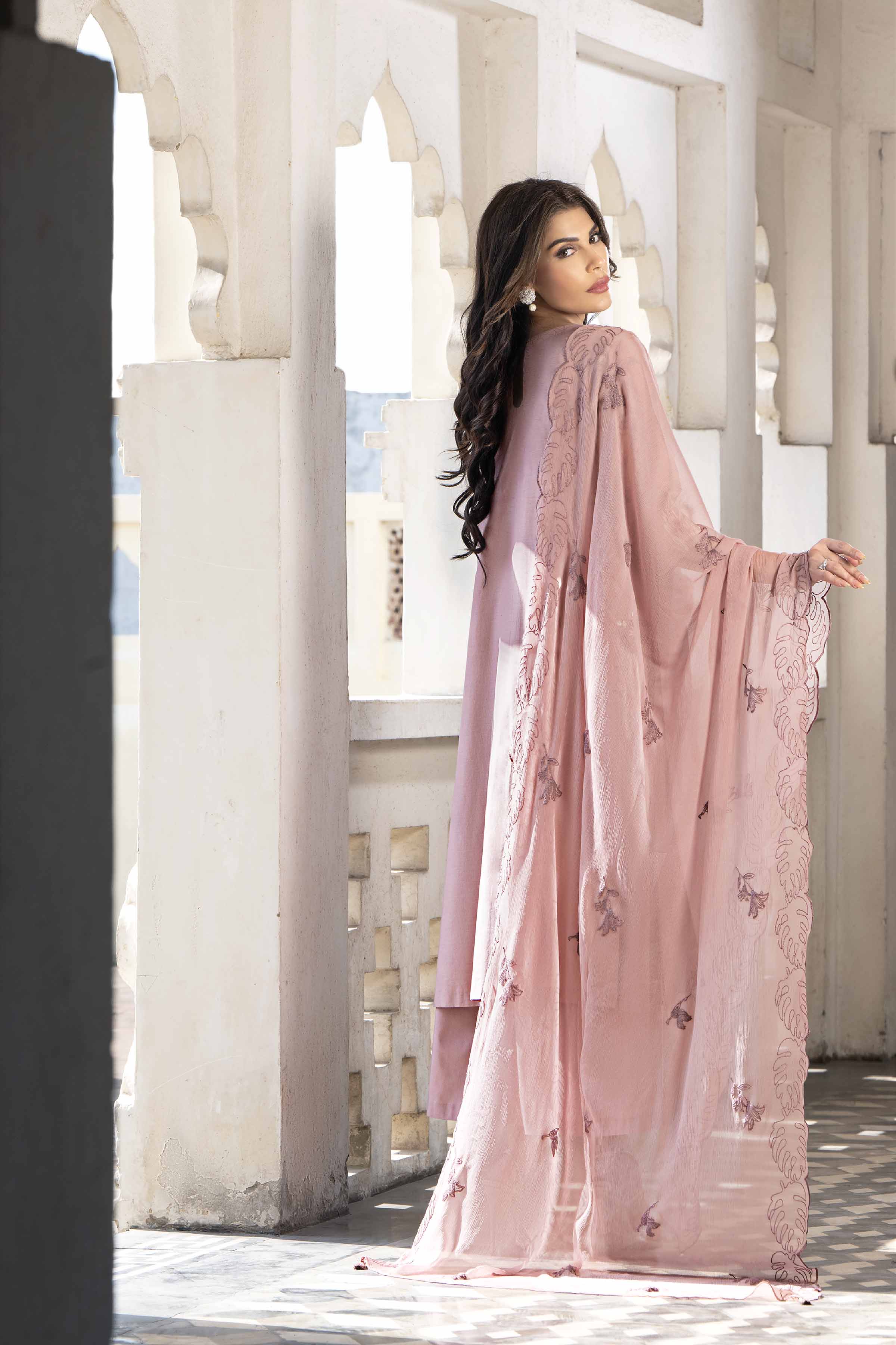 3 Piece - Embroidered Suit - KFE24-92