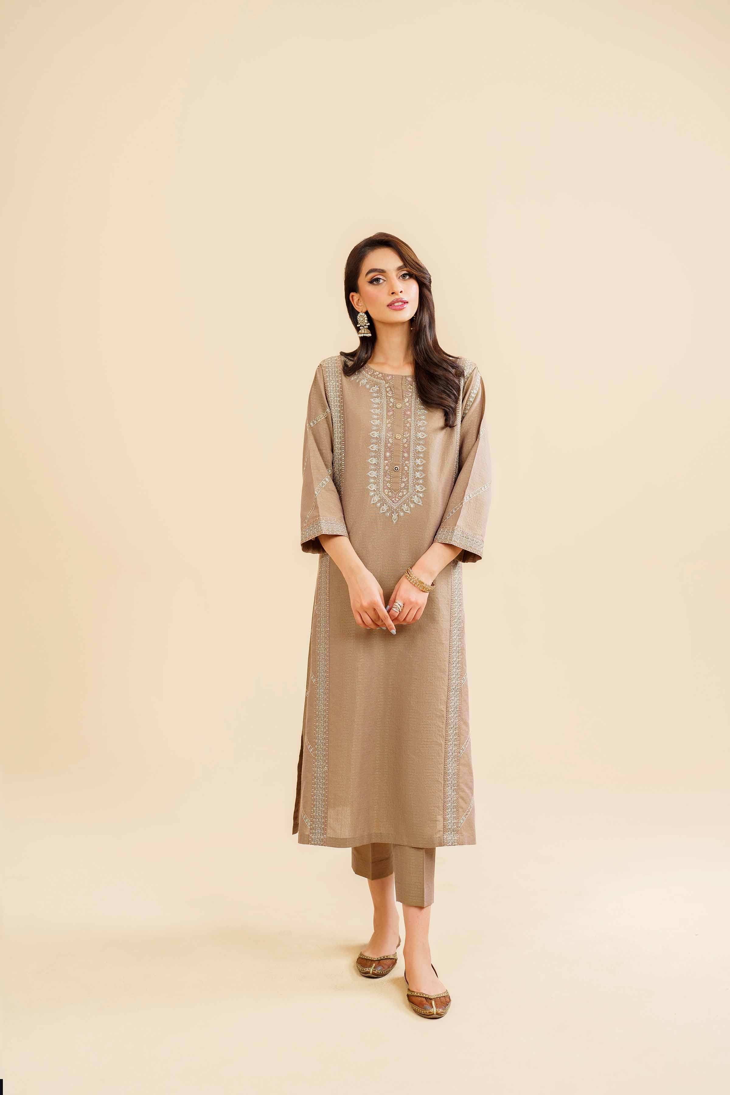 2 Piece - Embroidered Suit - KFE24-98