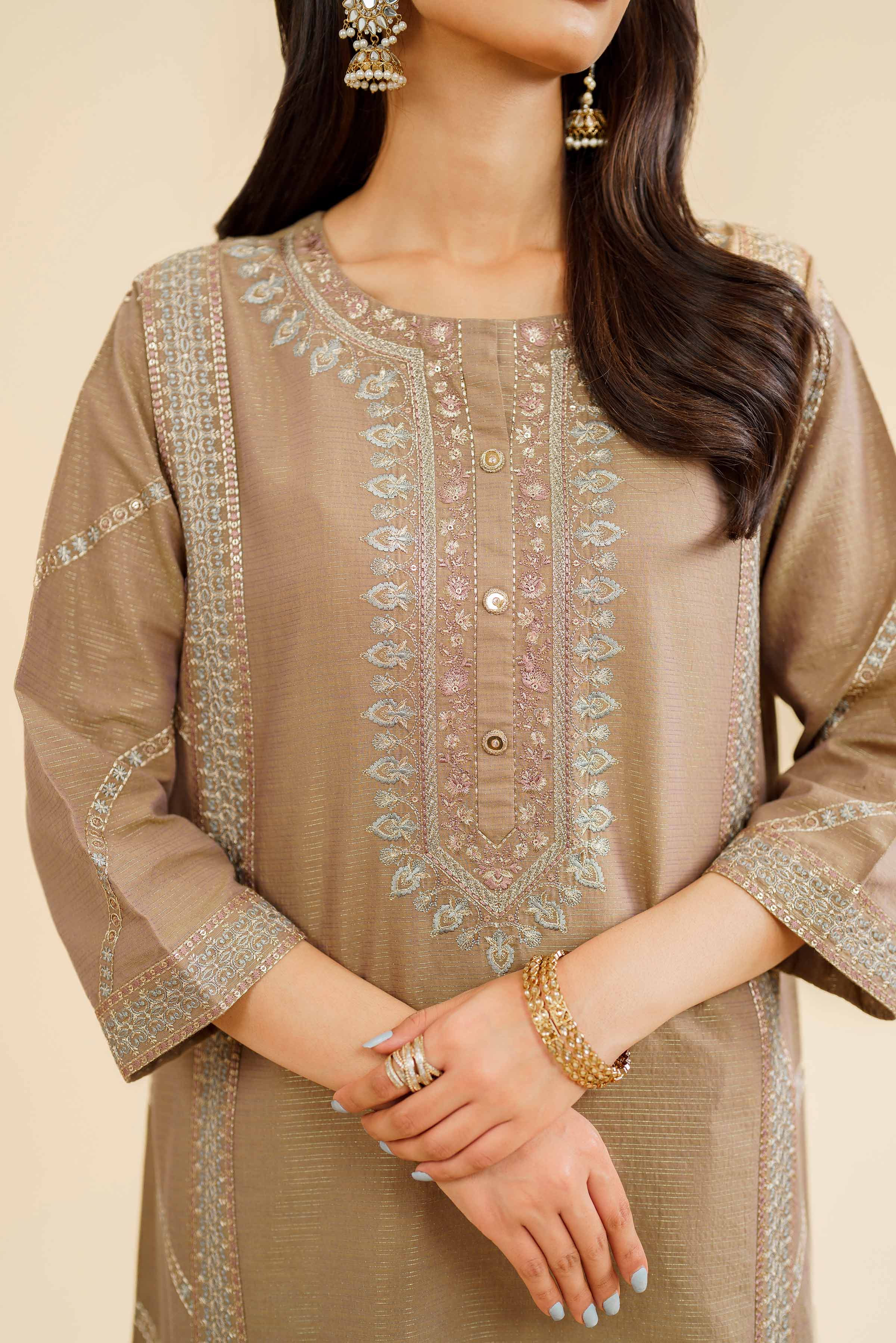 2 Piece - Embroidered Suit - KFE24-98