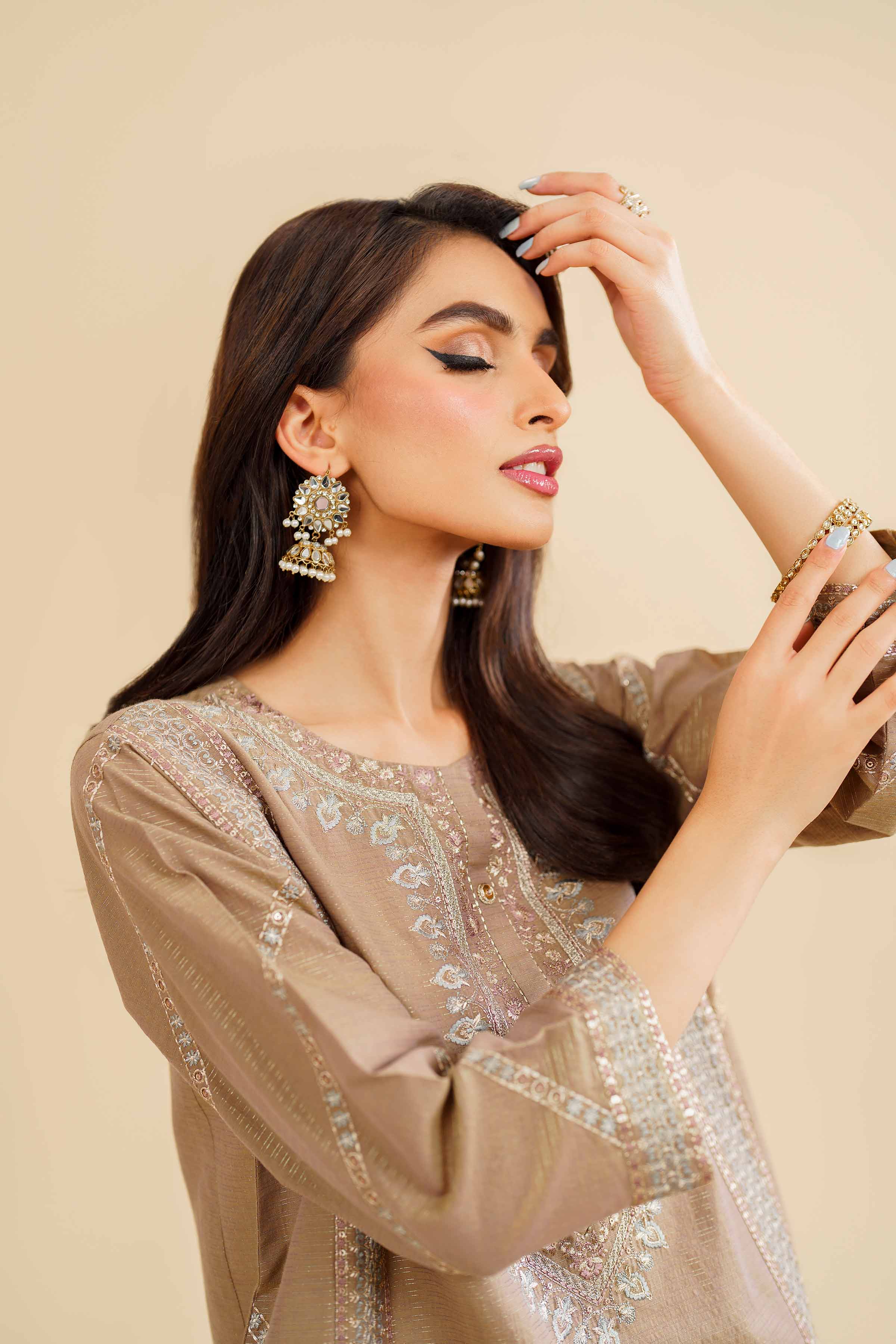 2 Piece - Embroidered Suit - KFE24-98