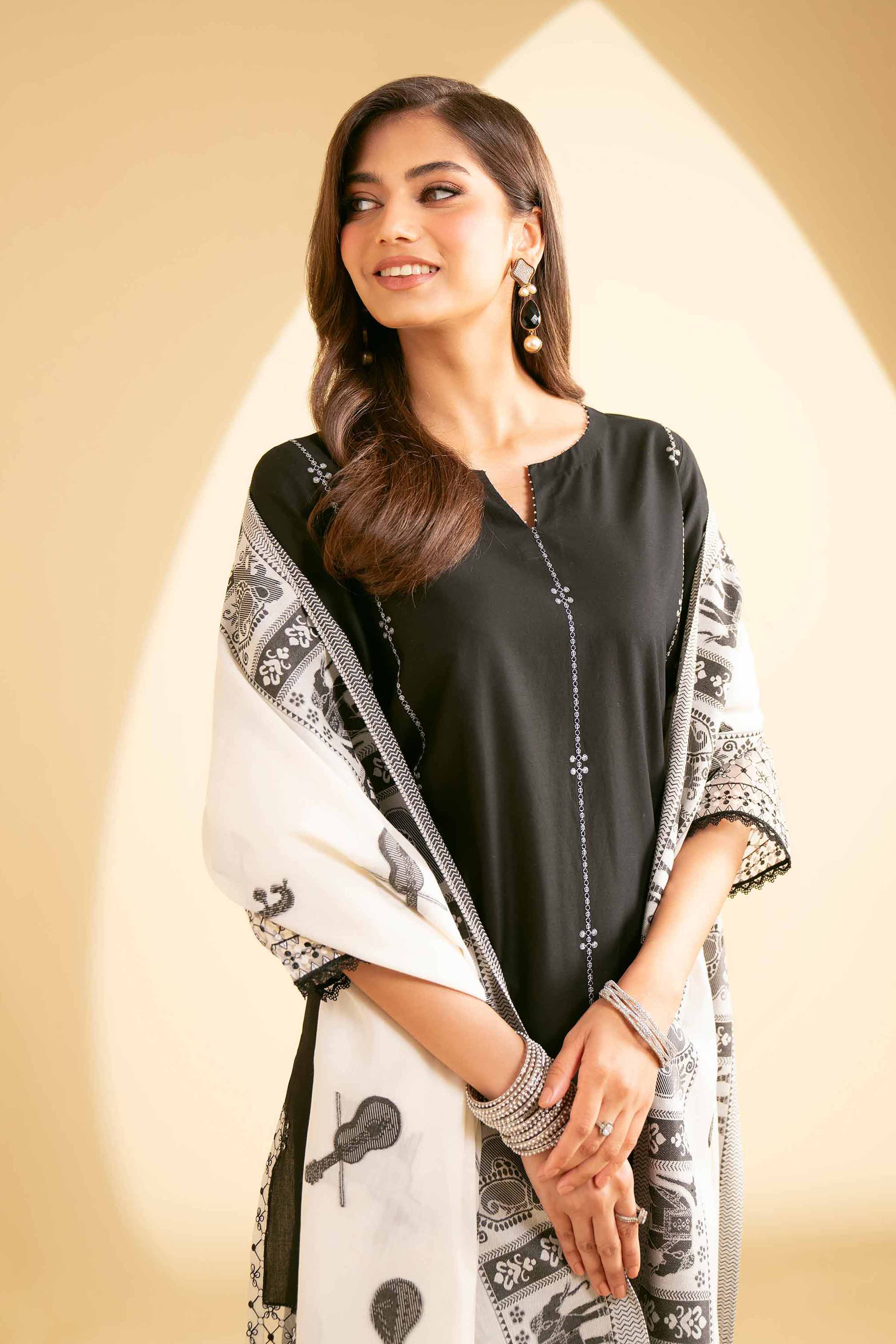 3 Piece - Embroidered Suit - KFE25-01