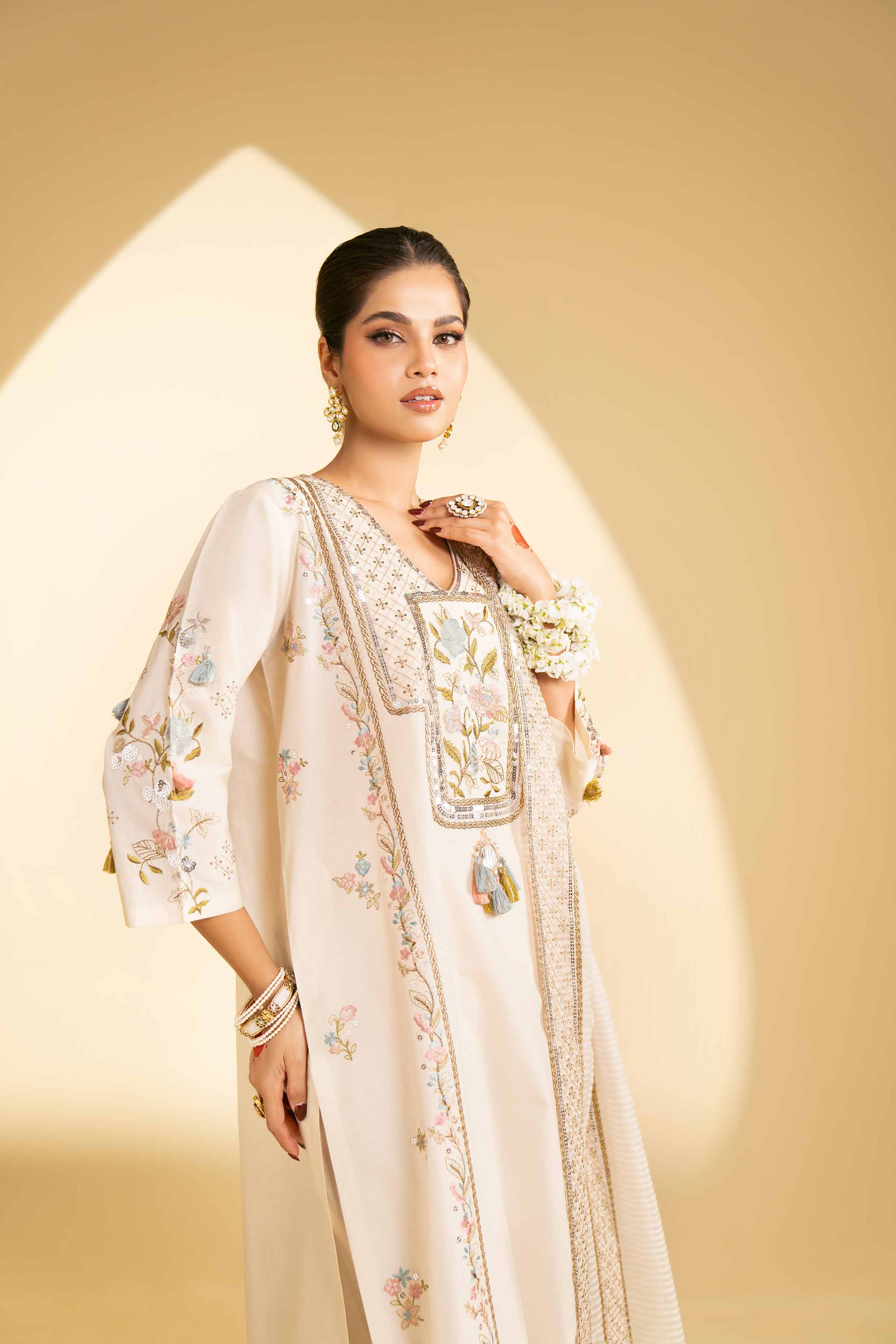 3 Piece - Embroidered Suit - KFE25-02