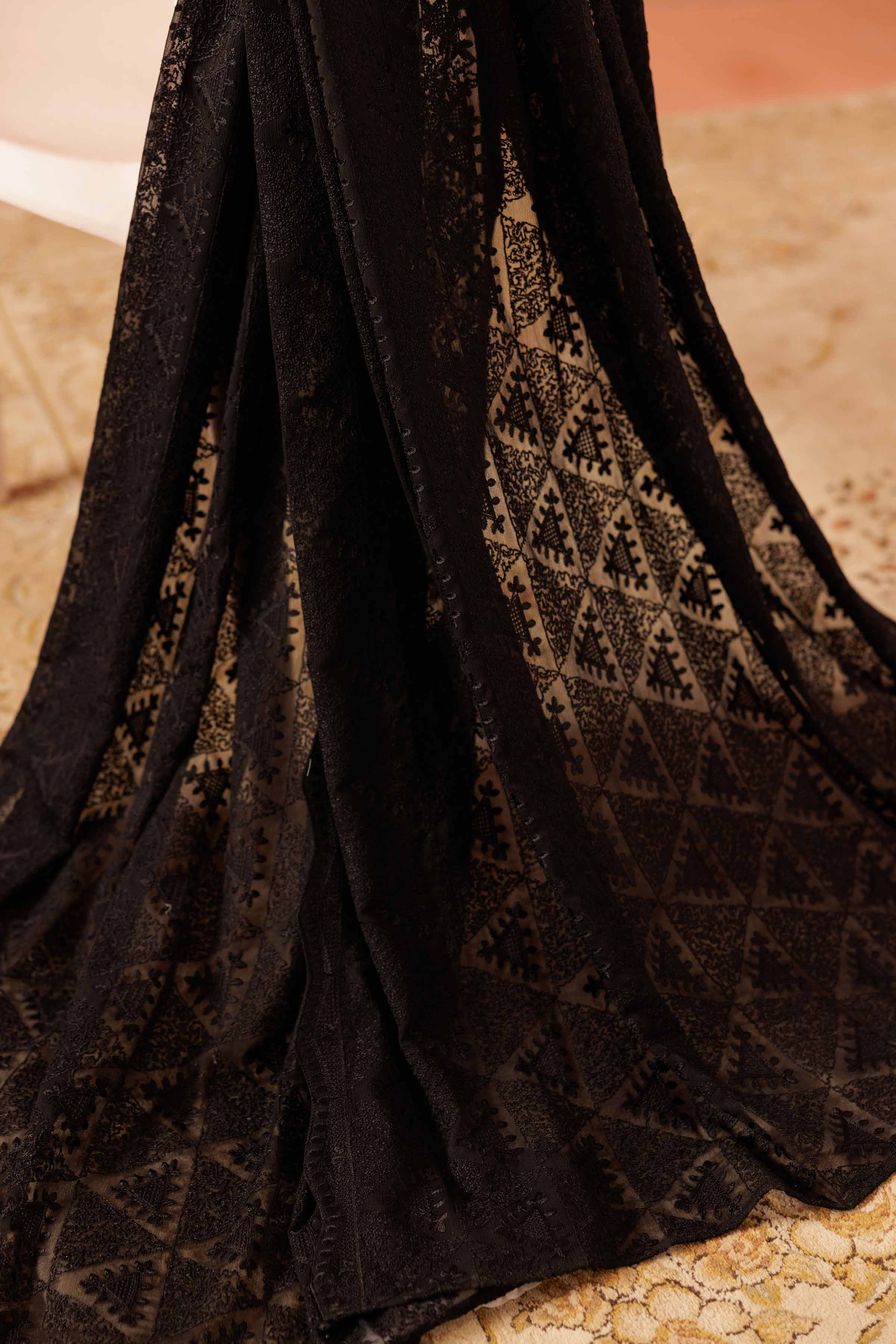 Embroidered Dupatta - KFE25-105
