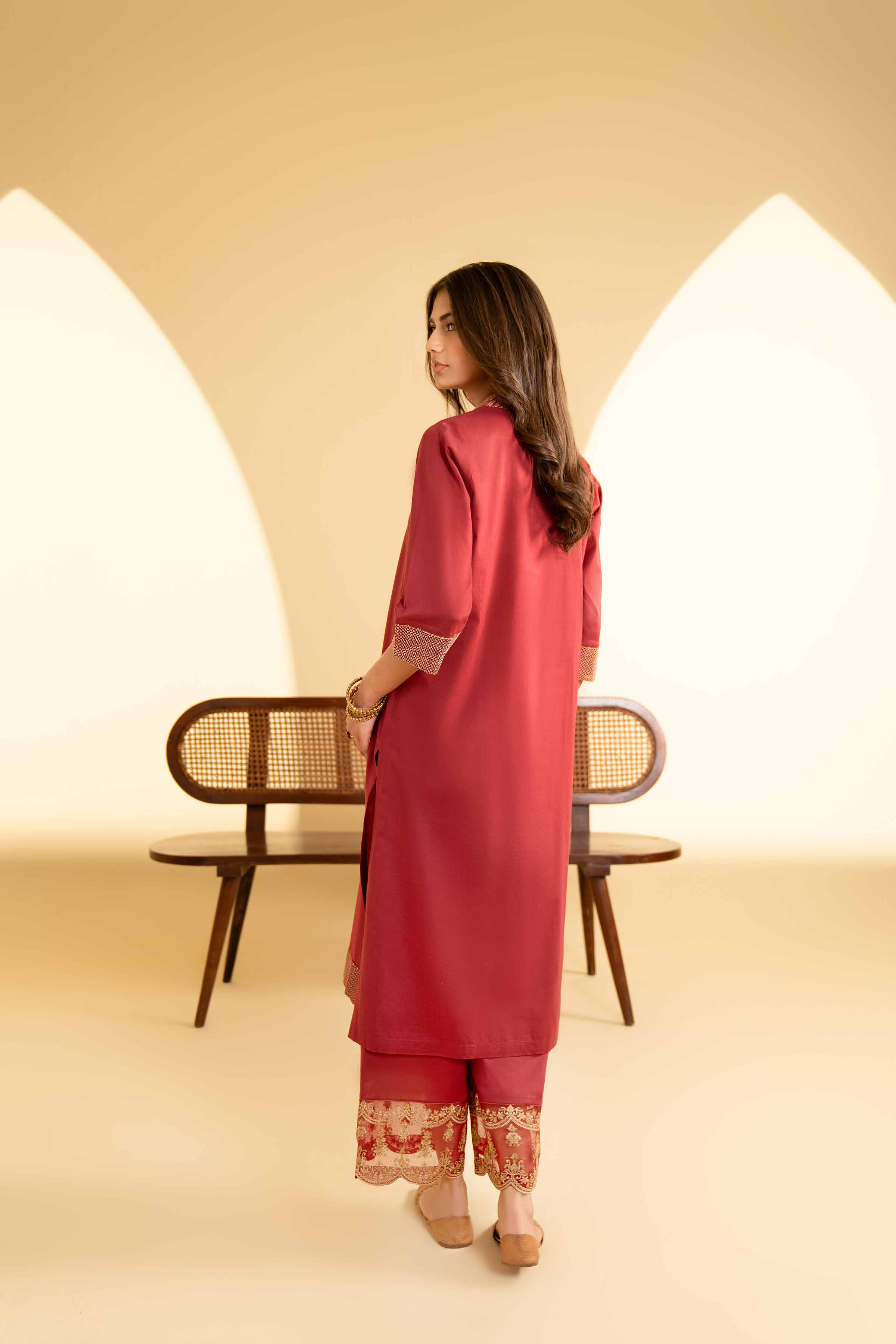 2 Piece - Embroidered Suit - KFE25-11