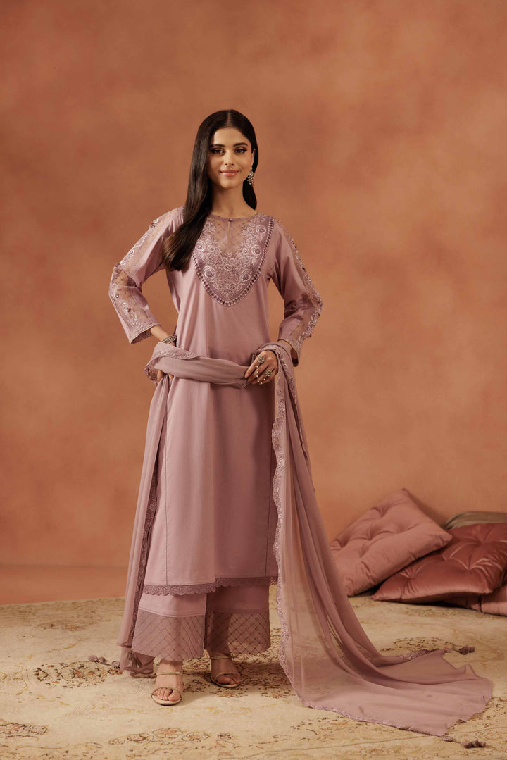 3 Piece - Embroidered Suit - KFE25-115 for Women - Pret Collection | Nishat | Shop Online