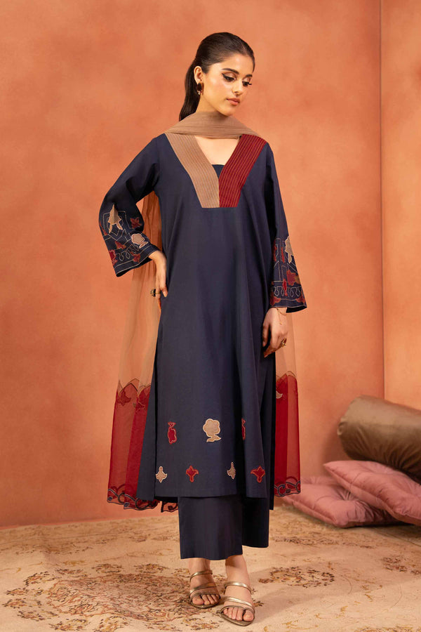 3 Piece - Embroidered Suit - KFE25-126 for Women - Pret Collection | Nishat | Shop Online