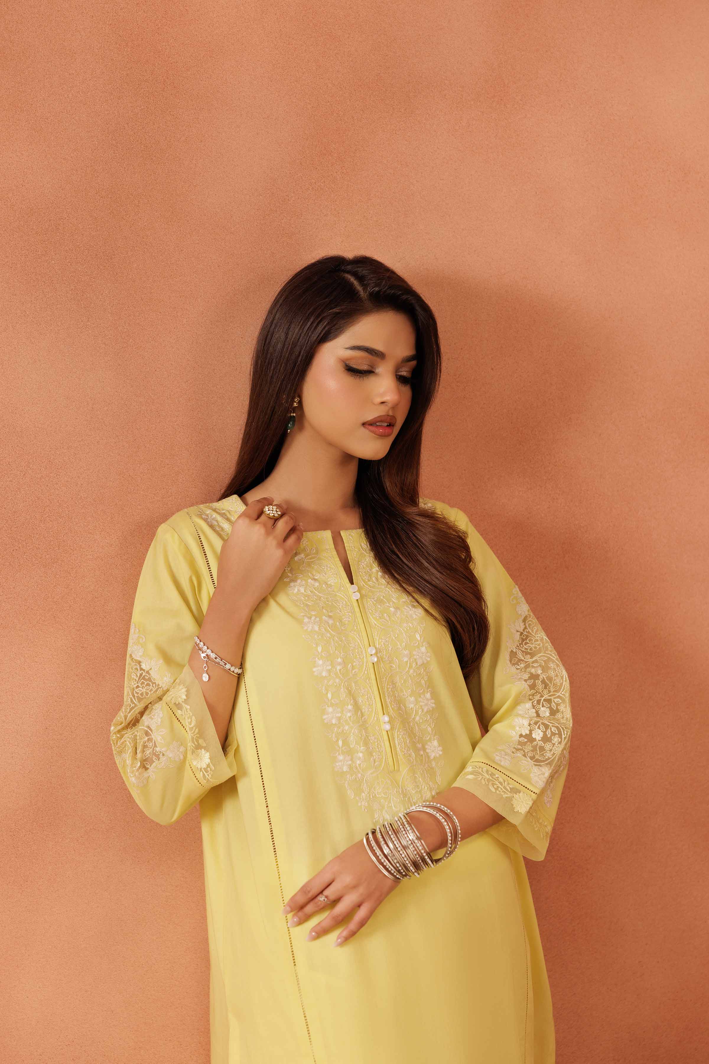 2 Piece - Embroidered Suit - KFE25-137