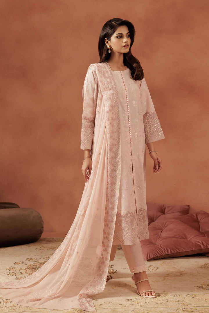 3 Piece - Embroidered Suit - KFE25-154 for Women - Pret Collection | Nishat | Shop Online