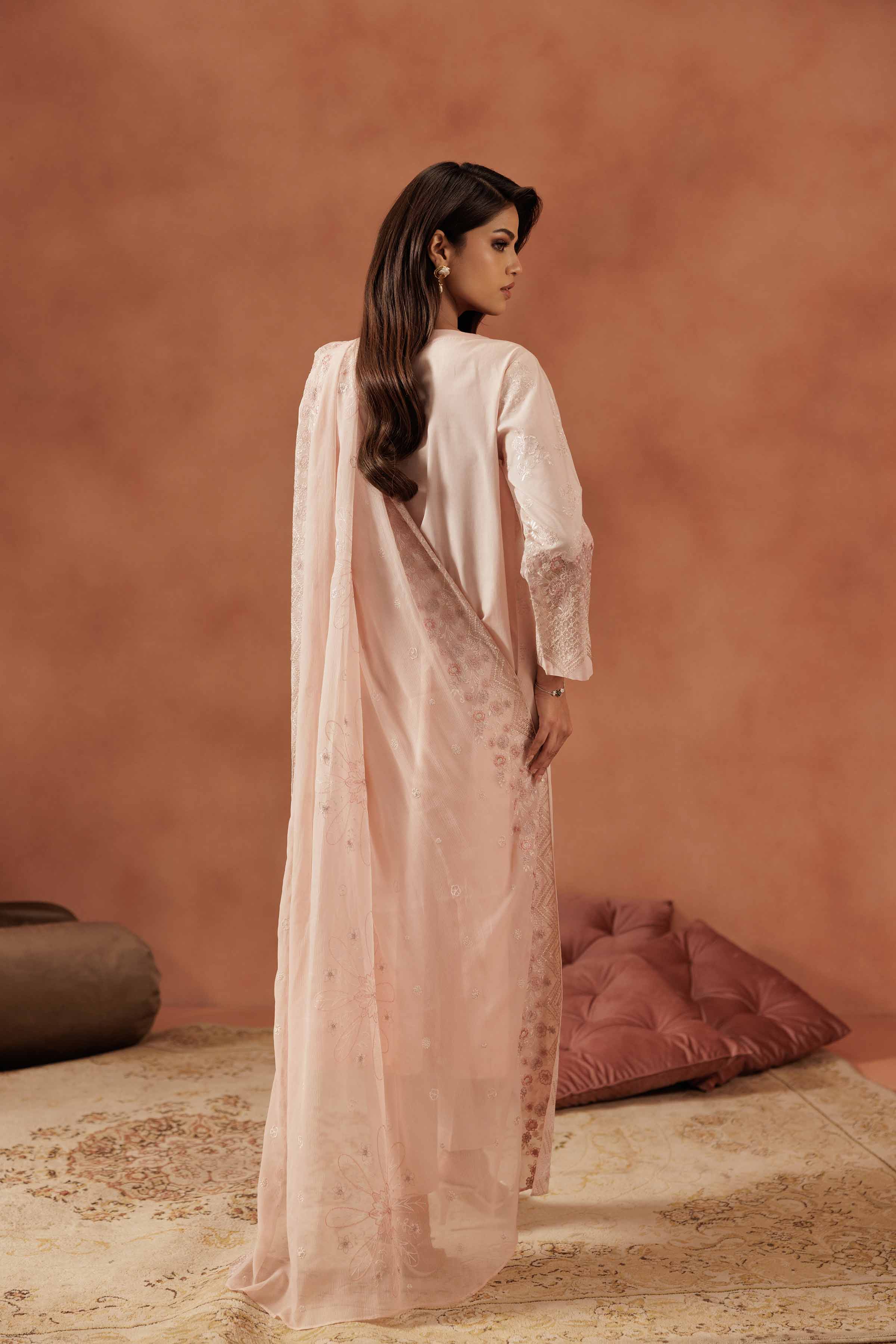 3 Piece - Embroidered Suit - KFE25-154