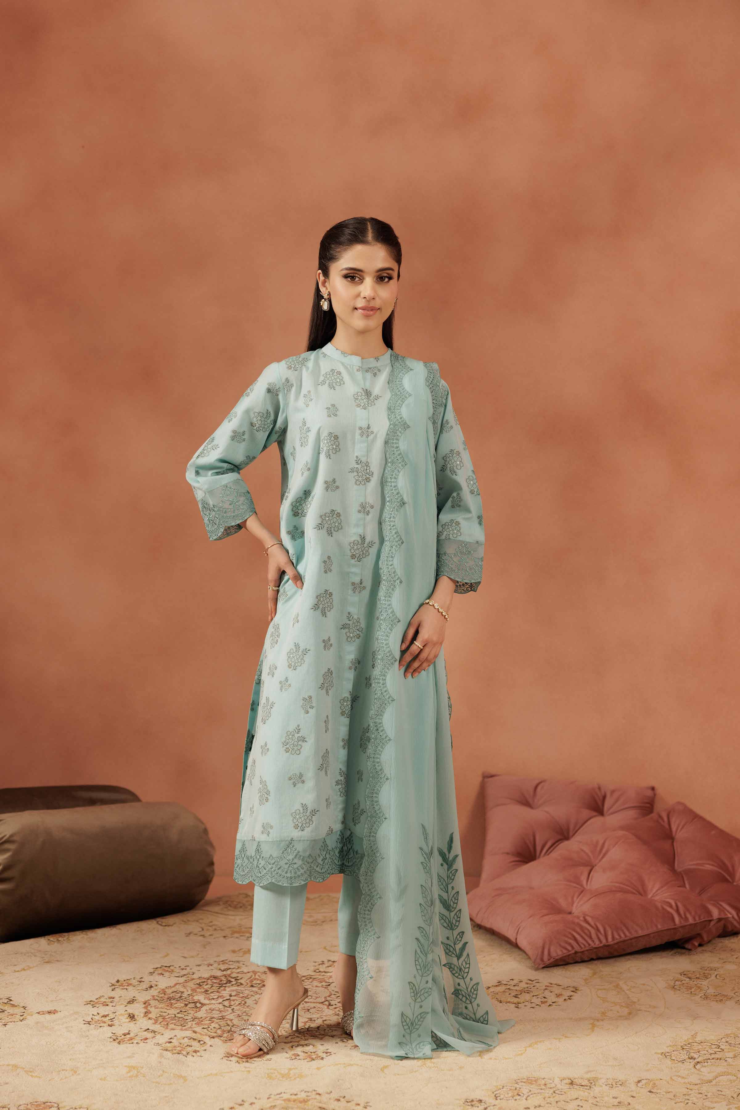 3 Piece - Embroidered Suit - KFE25-159 for Women - Pret Collection | Nishat | Shop Online