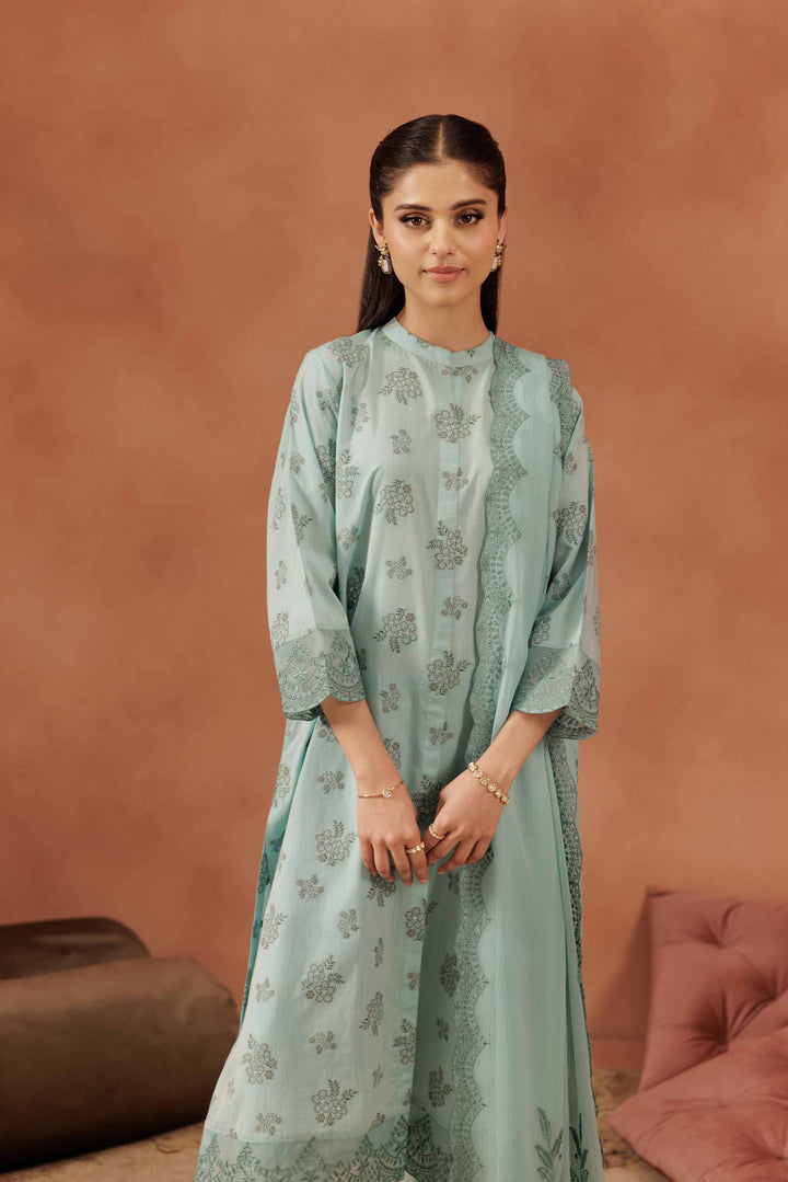 3 Piece - Embroidered Suit - KFE25-159 for Women - Pret Collection | Nishat | Shop Online