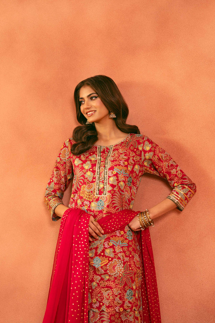 3 Piece - Printed Embroidered Suit - KFE25-166 for Women - Pret Collection | Nishat | Shop Online