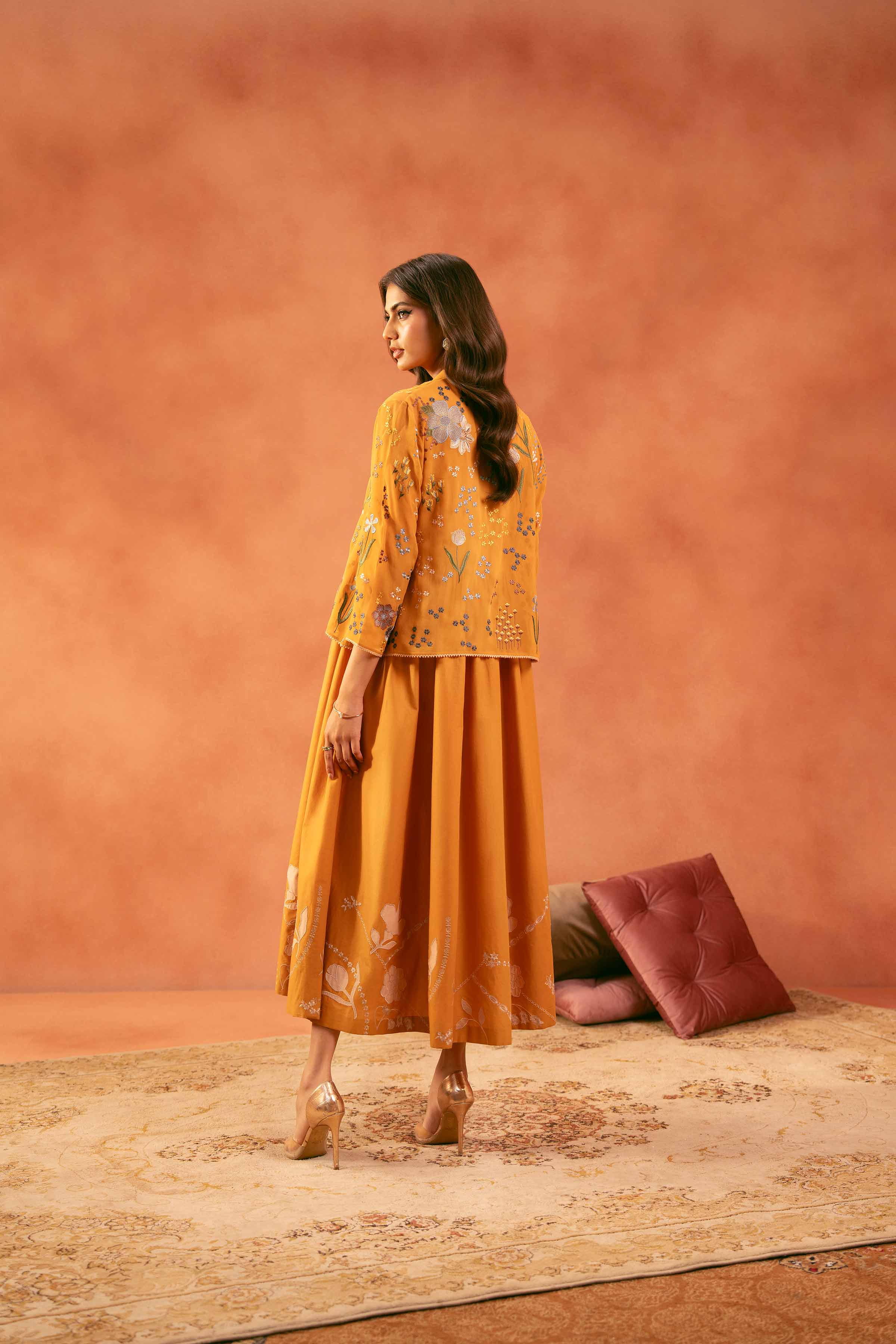 2 Piece - Embroidered Suit - KFE25-169