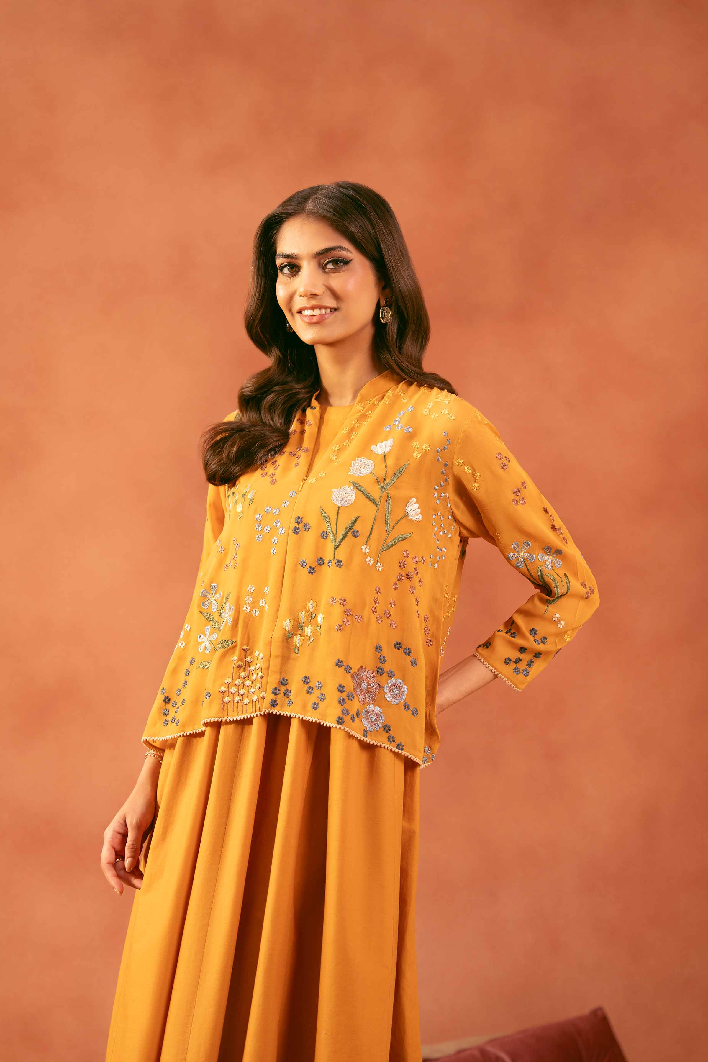 2 Piece - Embroidered Suit - KFE25-169