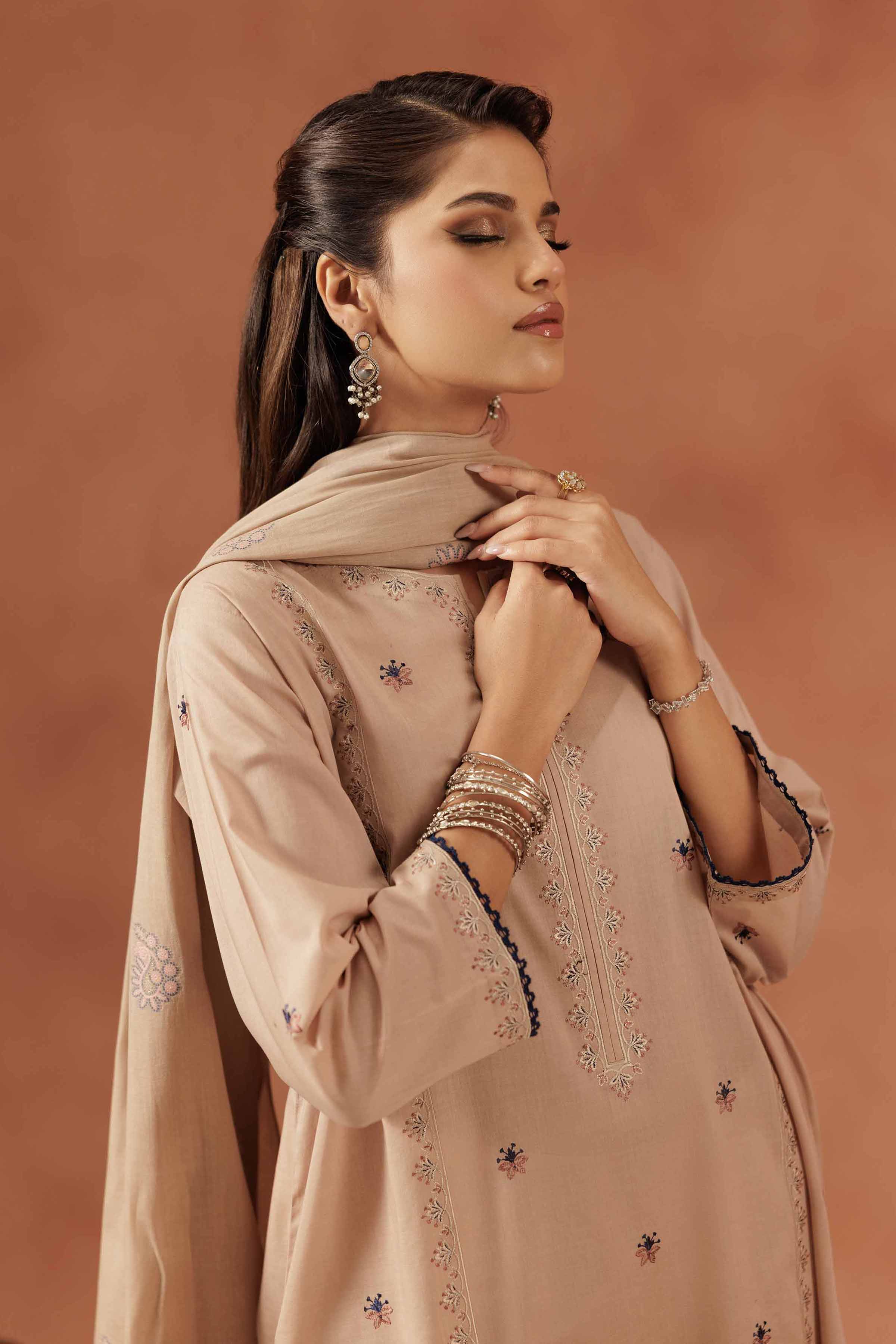 3 Piece - Embroidered Suit - KFE25-174 for Women - Pret Collection | Nishat | Shop Online