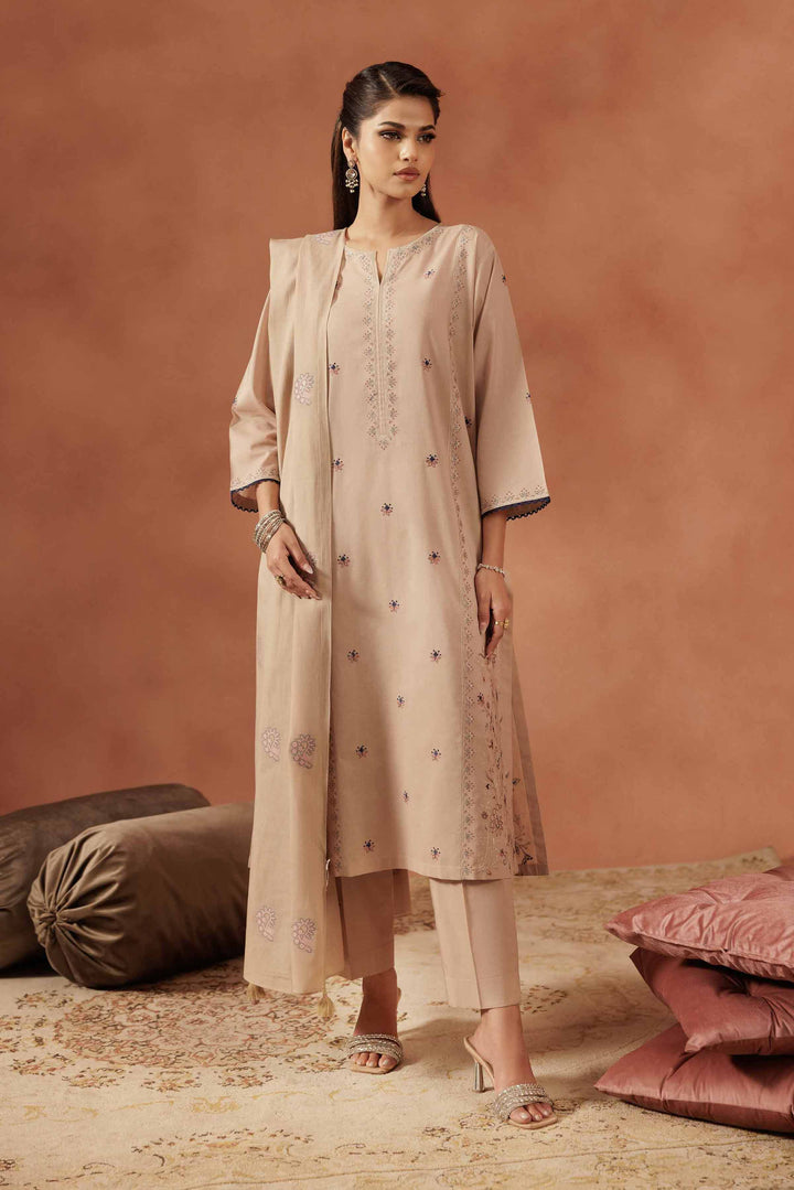 3 Piece - Embroidered Suit - KFE25-174 for Women - Pret Collection | Nishat | Shop Online