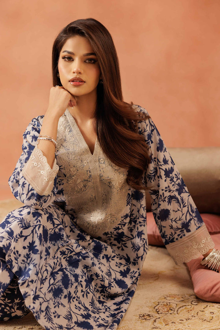 2 Piece - Printed Embroidered Suit - KFE25-178 for Women - Pret Collection | Nishat | Shop Online