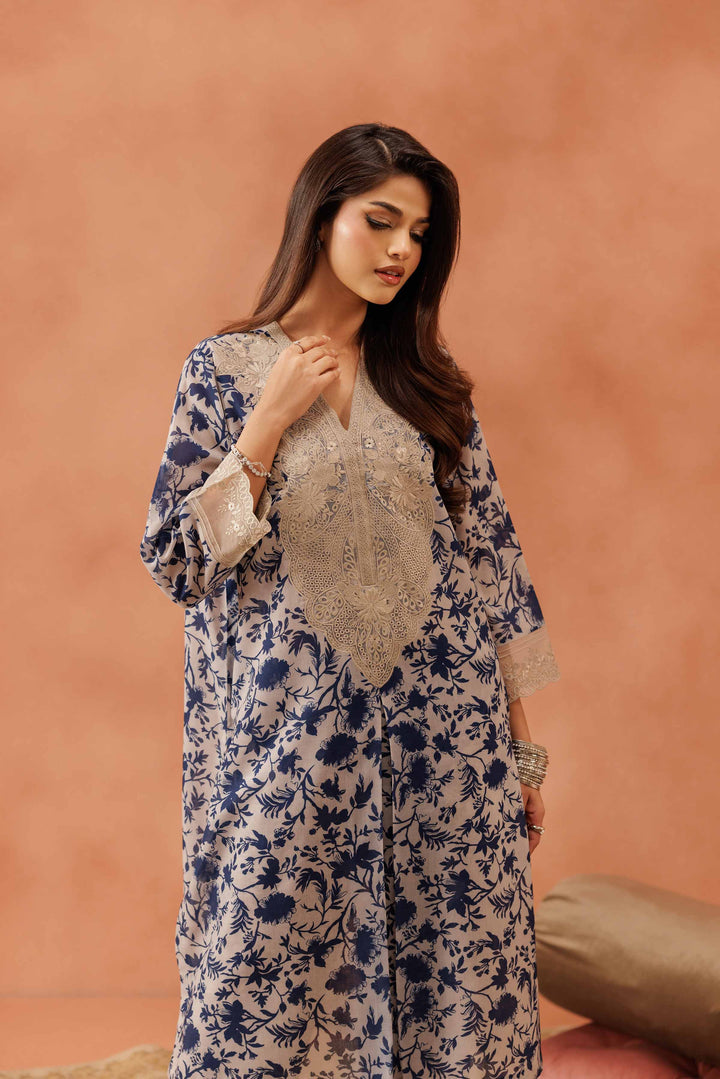 2 Piece - Printed Embroidered Suit - KFE25-178 for Women - Pret Collection | Nishat | Shop Online