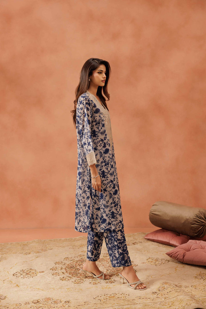 2 Piece - Printed Embroidered Suit - KFE25-178 for Women - Pret Collection | Nishat | Shop Online