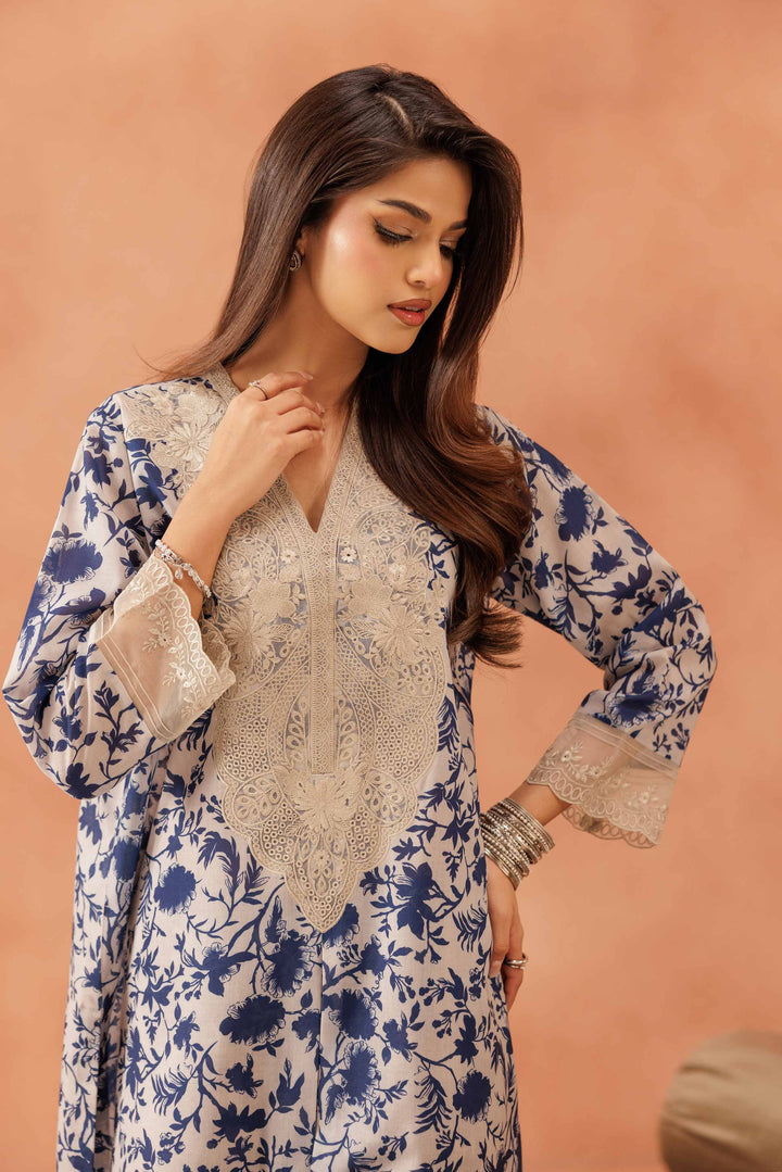 2 Piece - Printed Embroidered Suit - KFE25-178 for Women - Pret Collection | Nishat | Shop Online