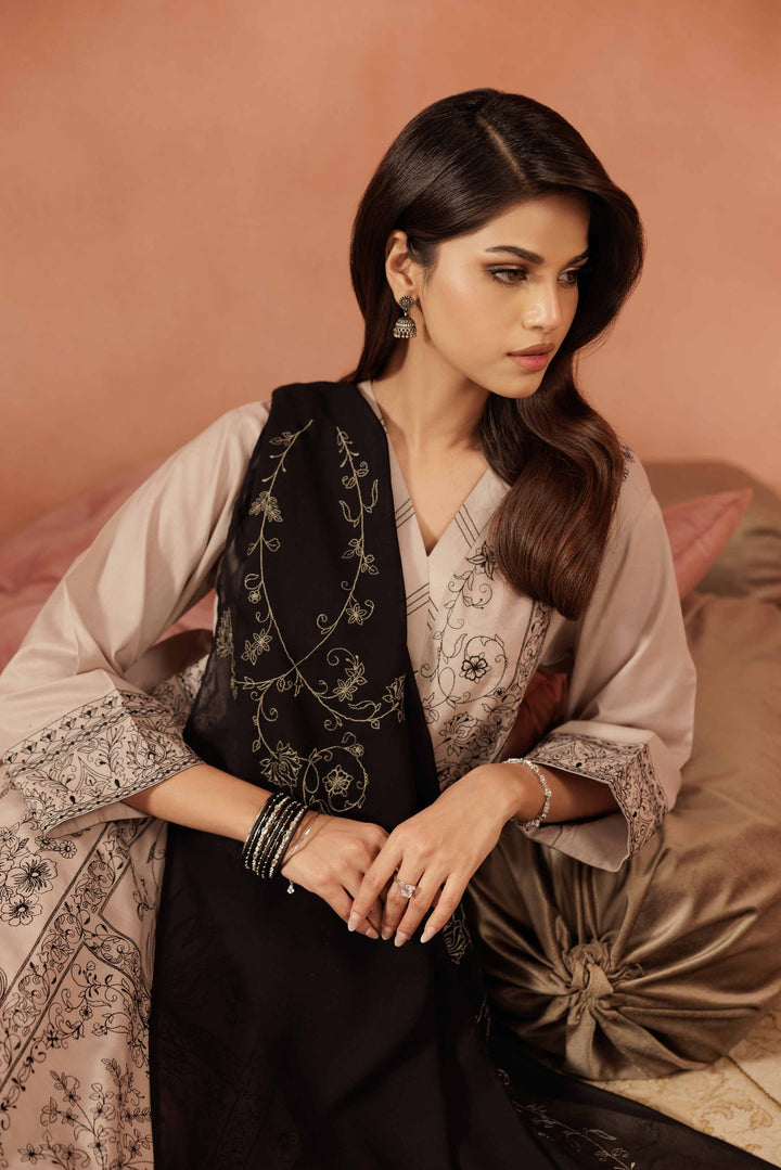 3 Piece - Embroidered Suit - KFE25-179 for Women - Pret Collection | Nishat | Shop Online