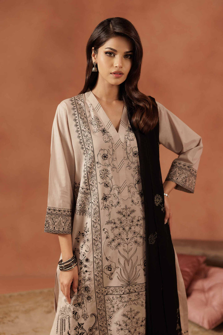 3 Piece - Embroidered Suit - KFE25-179 for Women - Pret Collection | Nishat | Shop Online