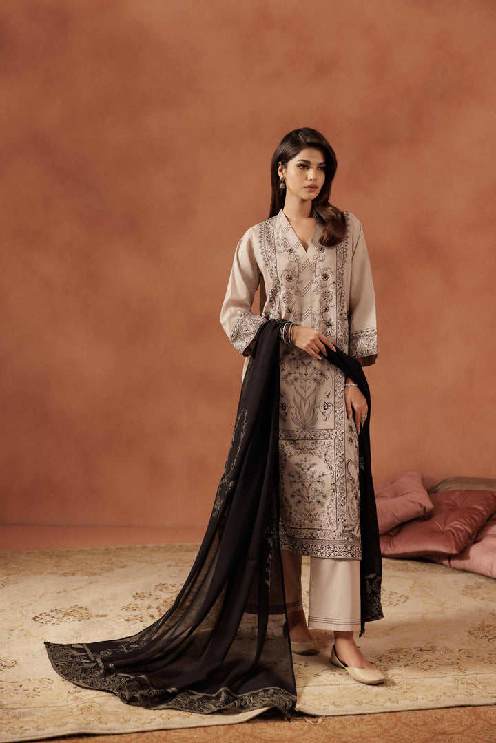 3 Piece - Embroidered Suit - KFE25-179 for Women - Pret Collection | Nishat | Shop Online