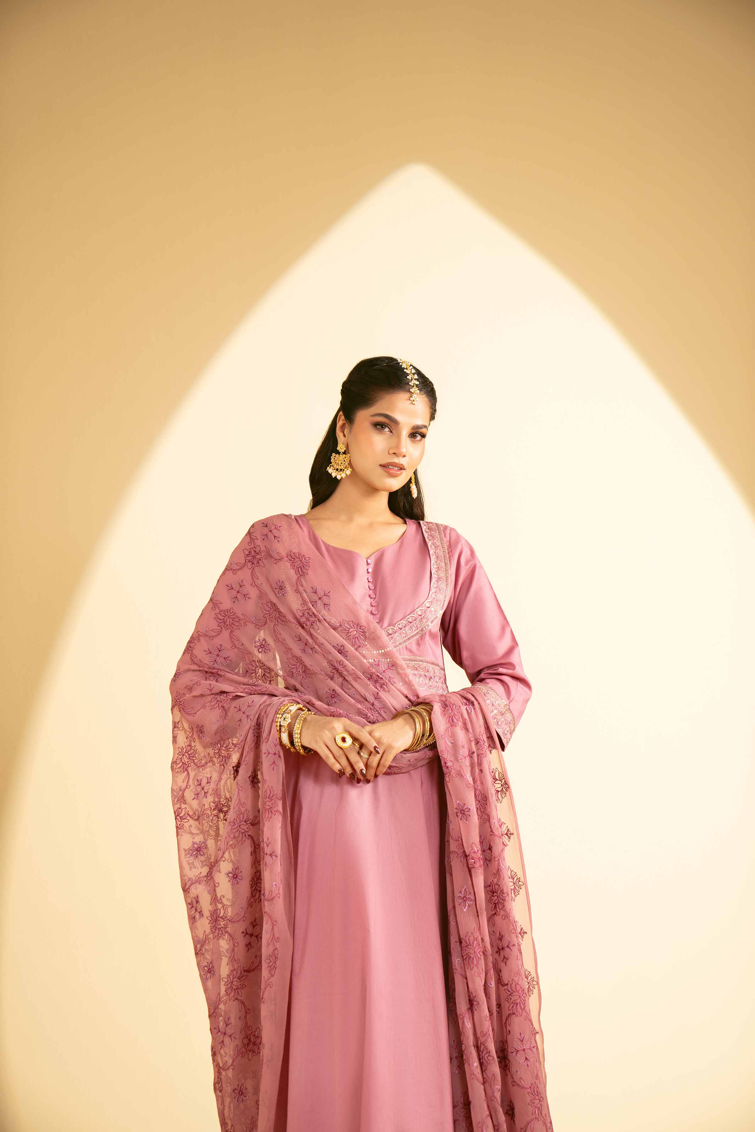 2 Piece - Embroidered Suit - KFE25-18