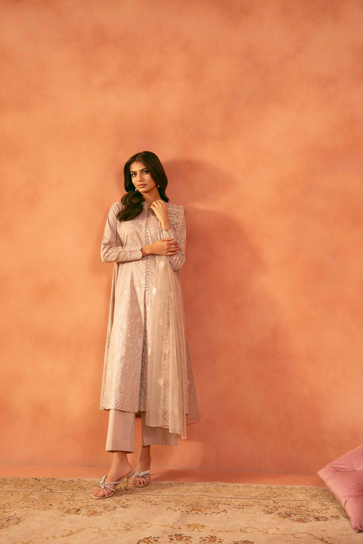 3 Piece - Embroidered Suit - KFE25-181 for Women - Pret Collection | Nishat | Shop Online