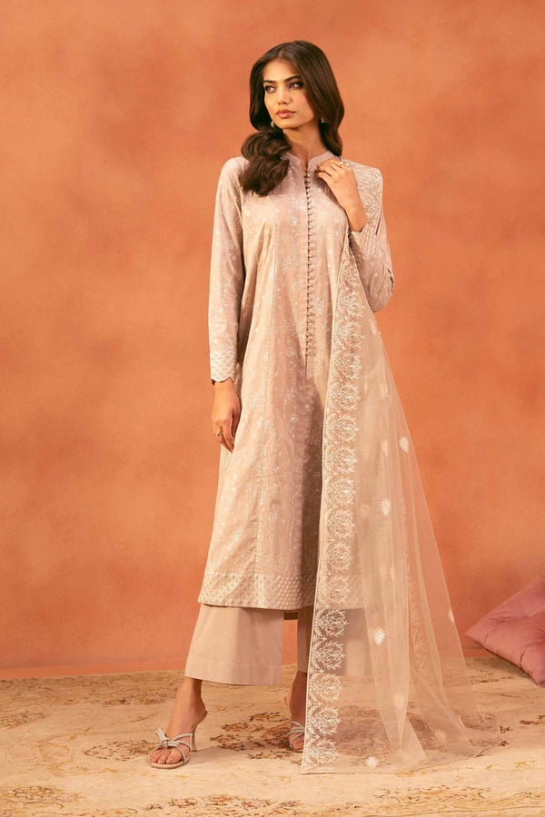 3 Piece - Embroidered Suit - KFE25-181 for Women - Pret Collection | Nishat | Shop Online