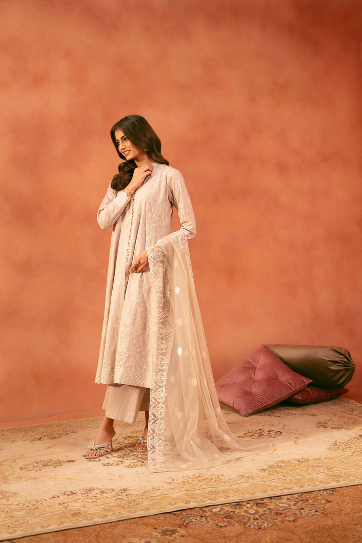 3 Piece - Embroidered Suit - KFE25-181 for Women - Pret Collection | Nishat | Shop Online