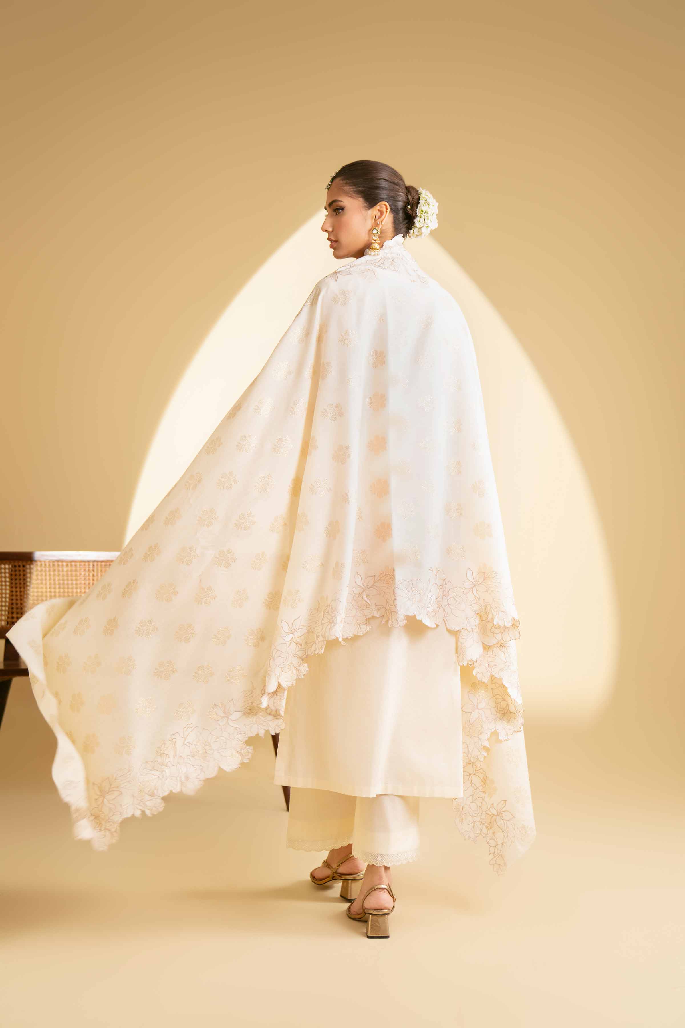 3 Piece - Embroidered Suit - KFE25-19