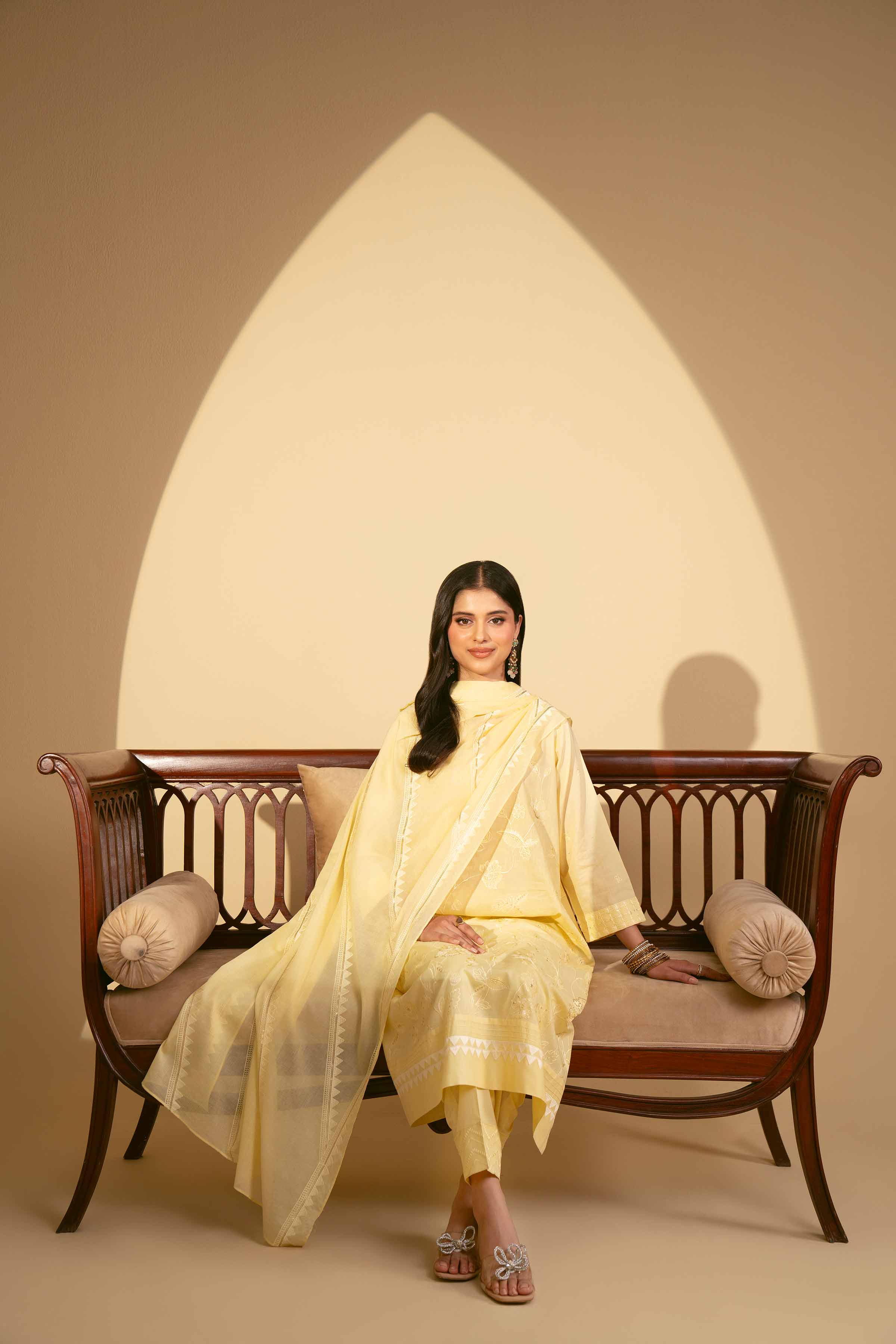 3 Piece - Embroidered Suit - KFE25-23