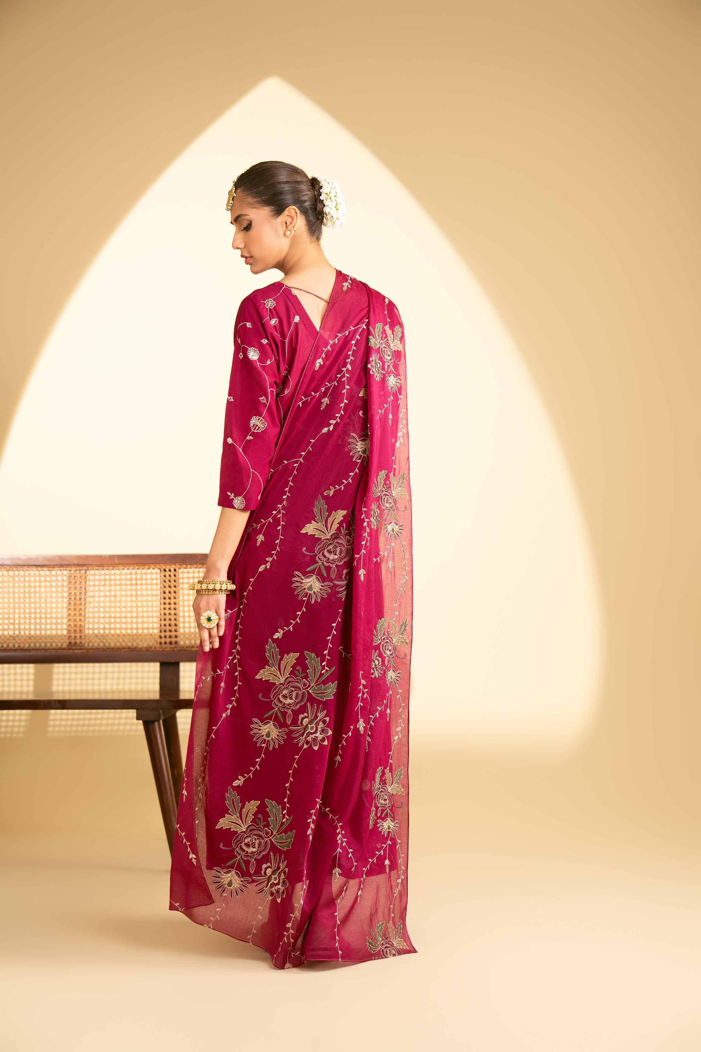 2 Piece - Embroidered Suit - KFE25-28