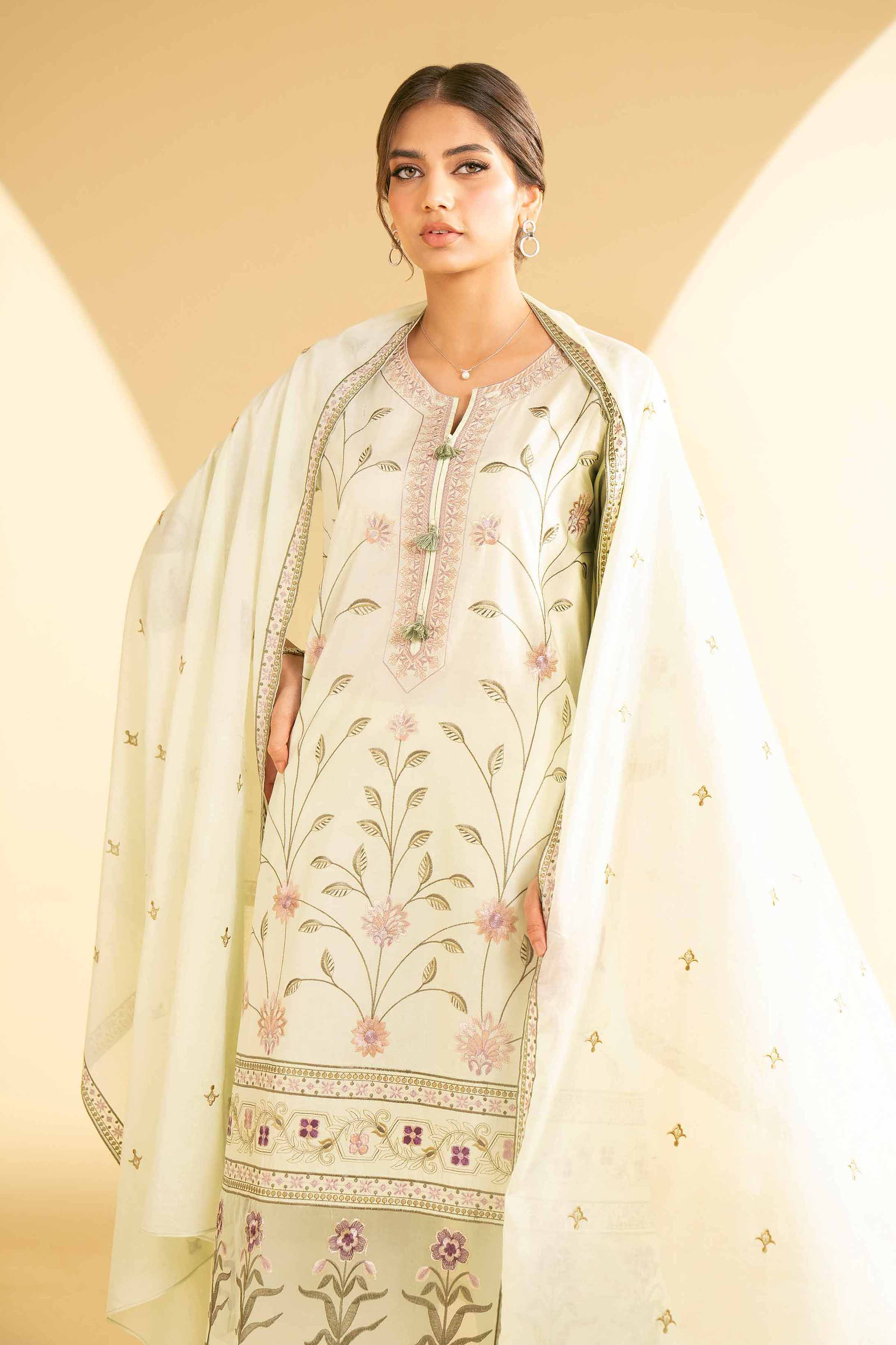 3 Piece - Embroidered Suit - KFE25-30