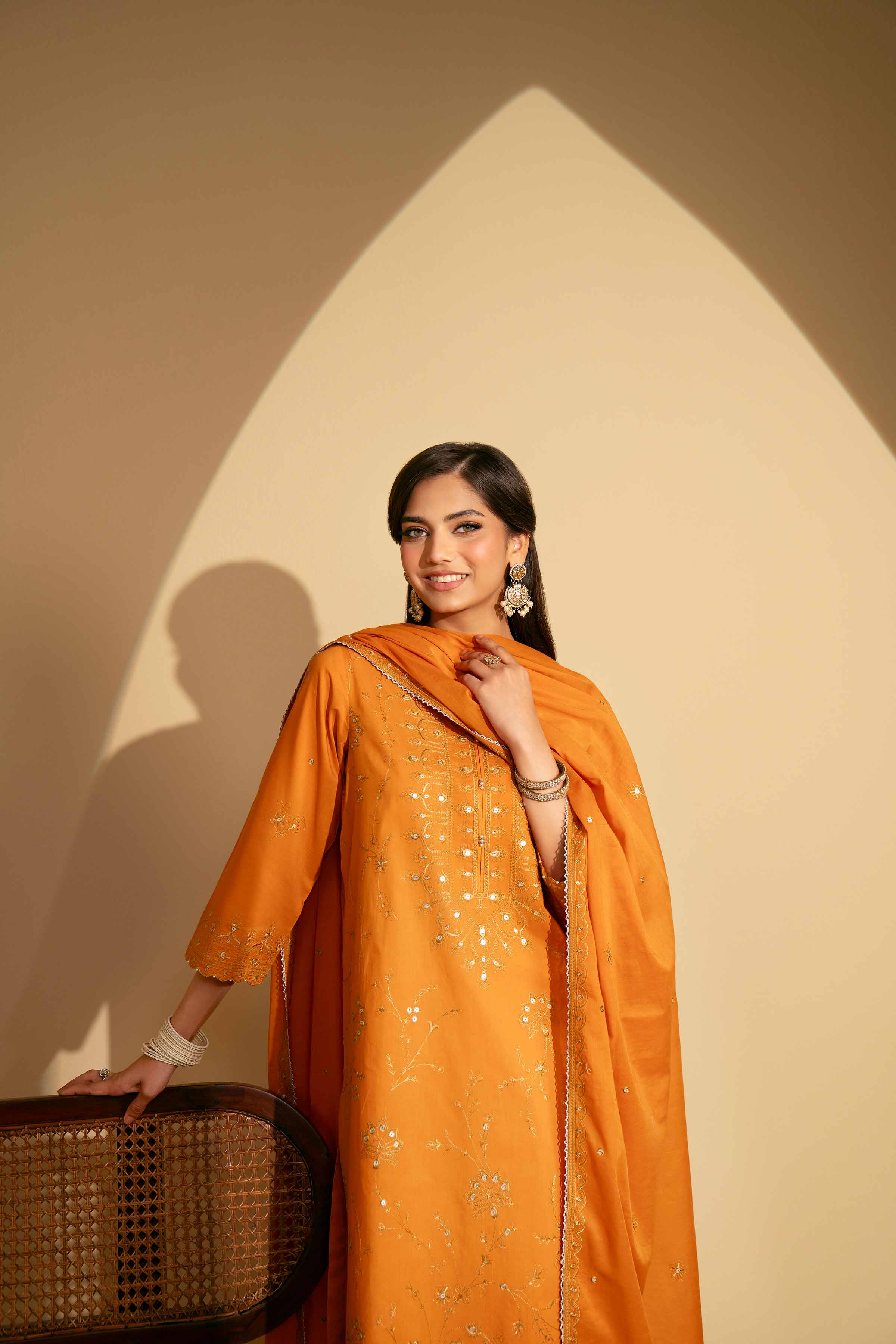 3 Piece - Embroidered Suit - KFE25-34