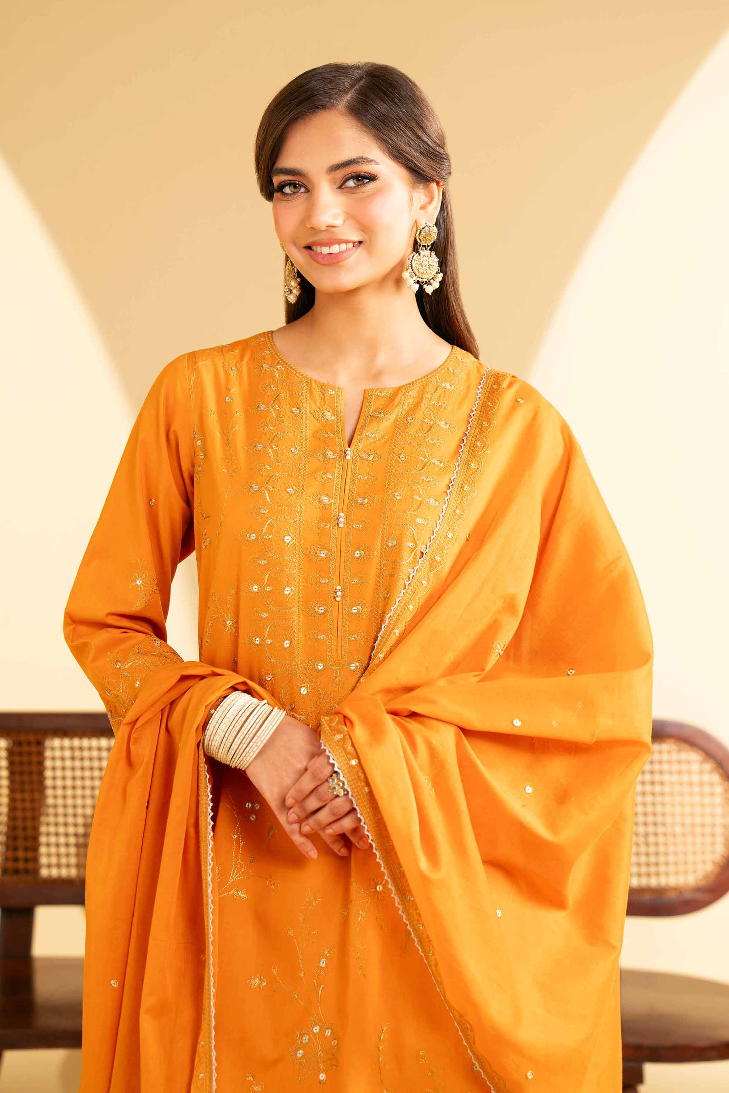 3 Piece - Embroidered Suit - KFE25-34