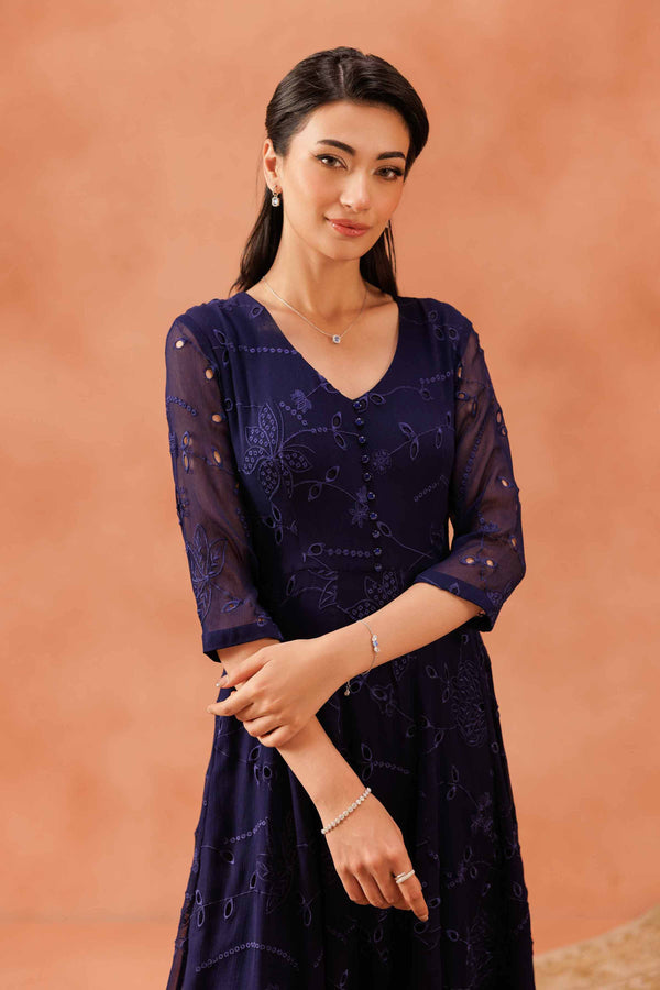 Embroidered Dress - KFE25-35