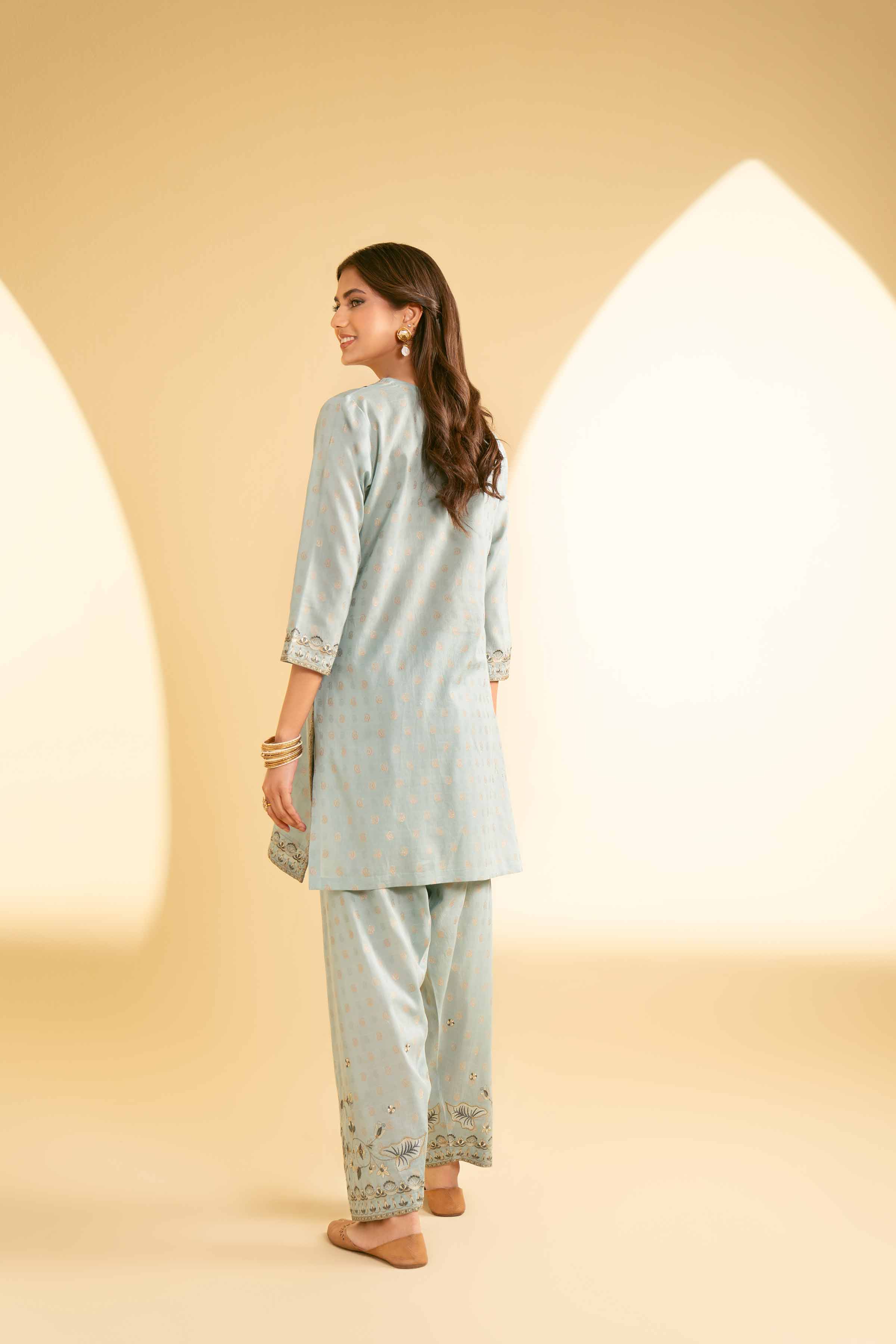 2 Piece - Embroidered Suit - KFE25-41