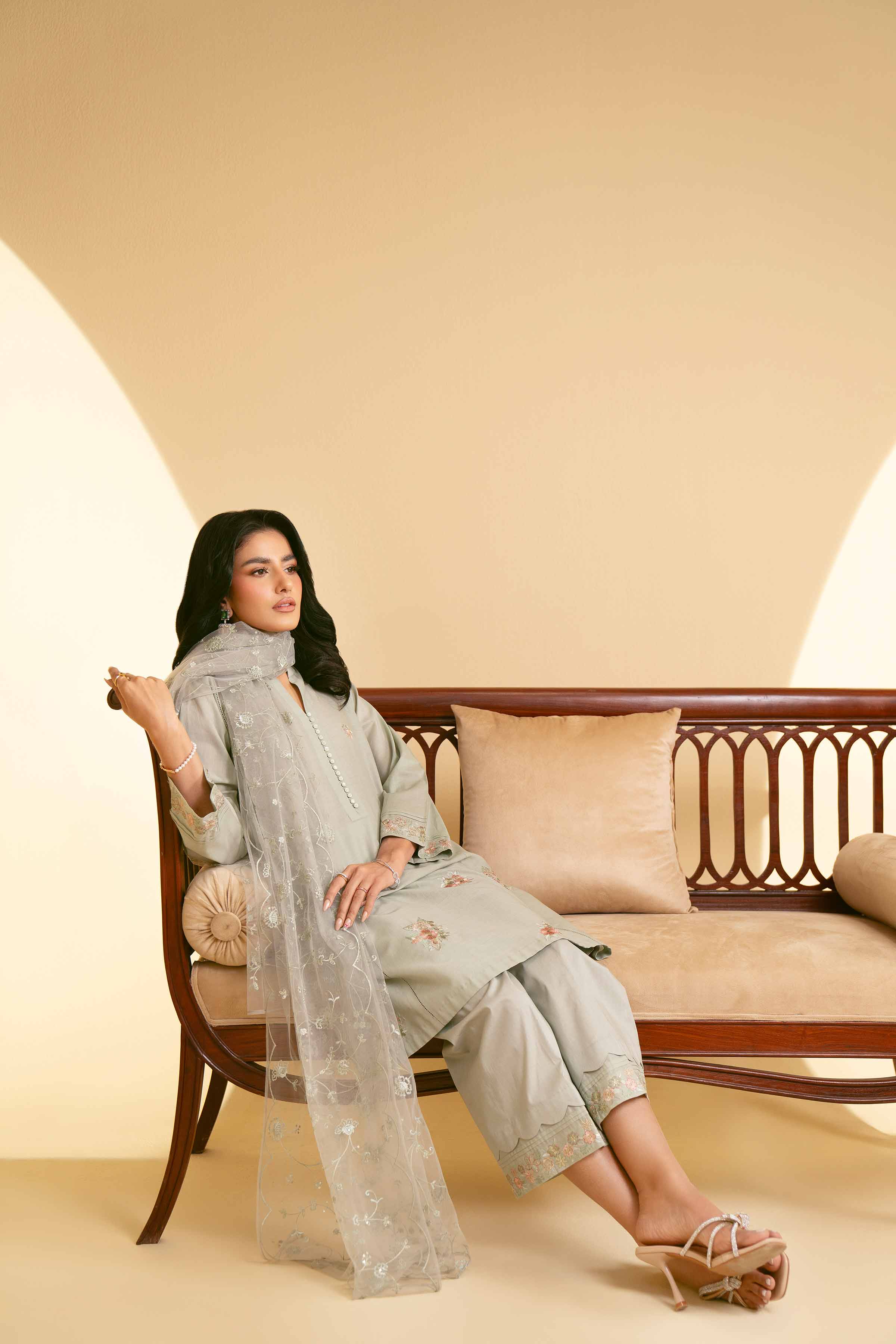 3 Piece - Embroidered Suit - KFE25-42