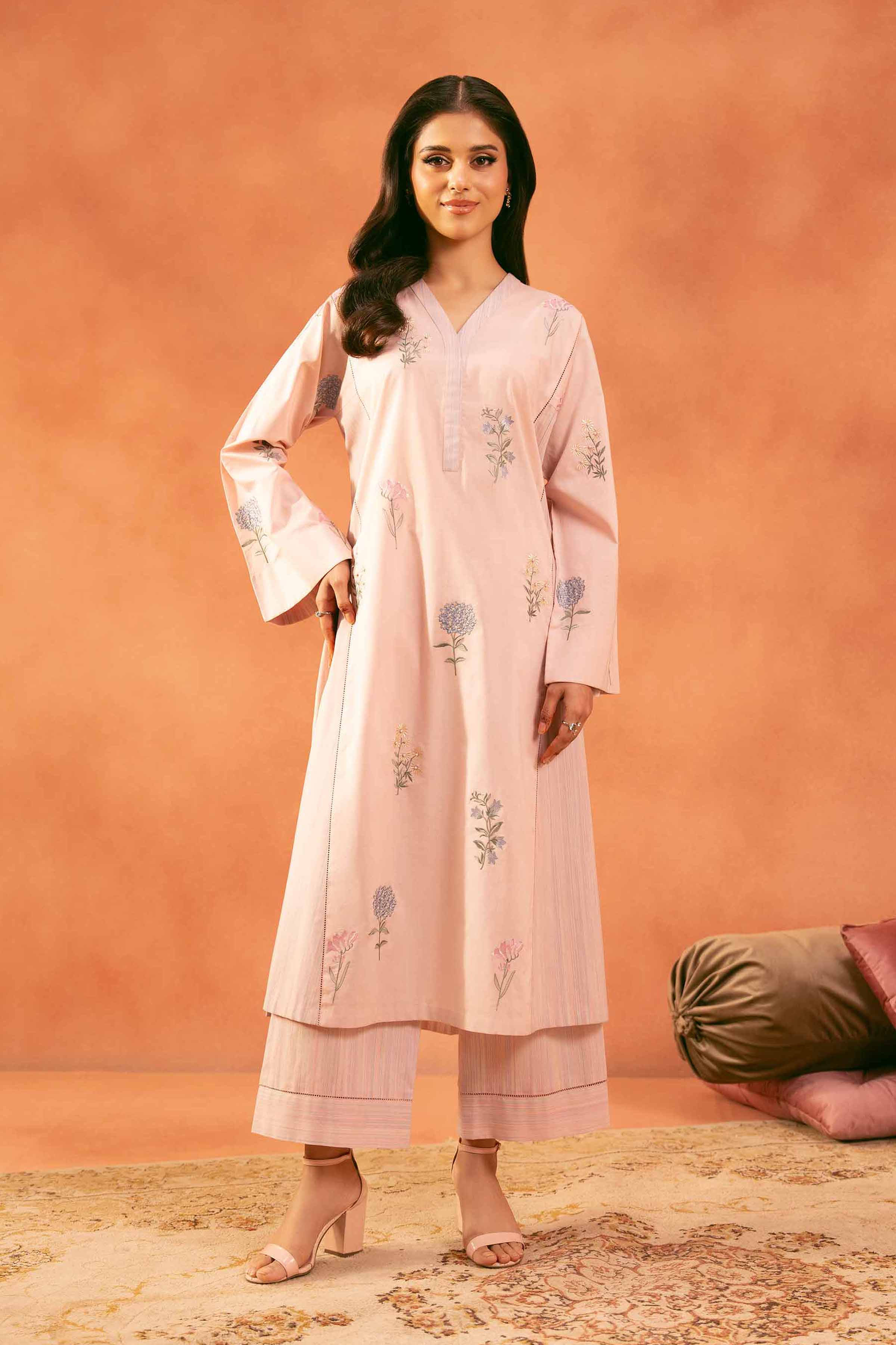 2 Piece - Embroidered Suit - KFE25-47