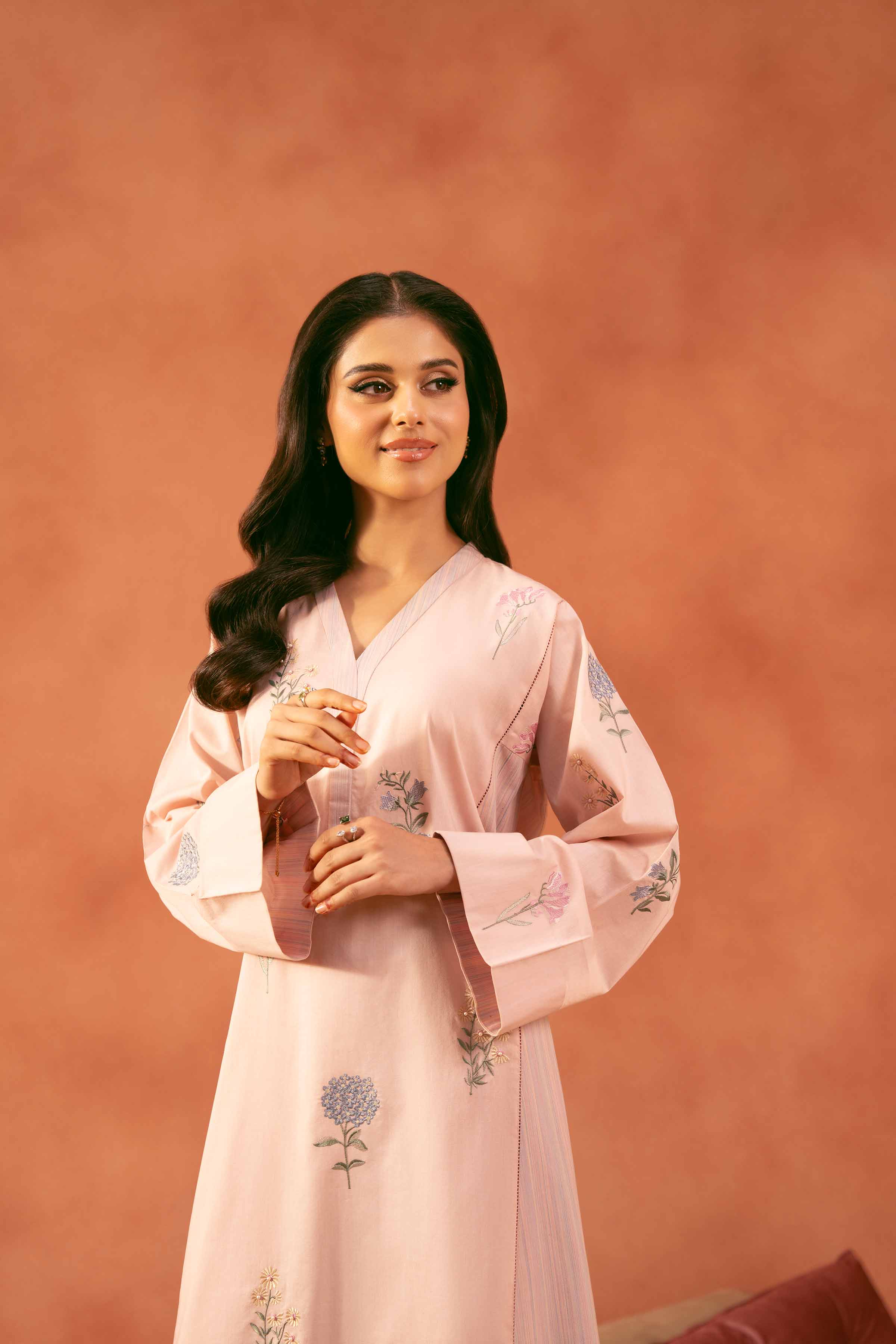 2 Piece - Embroidered Suit - KFE25-47