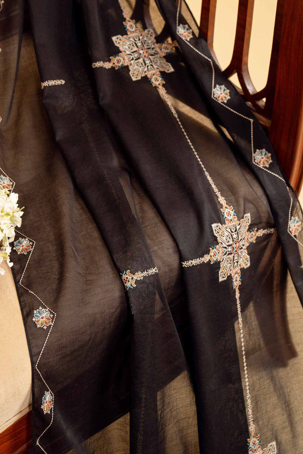 Embroidered Dupatta - KFE25-52