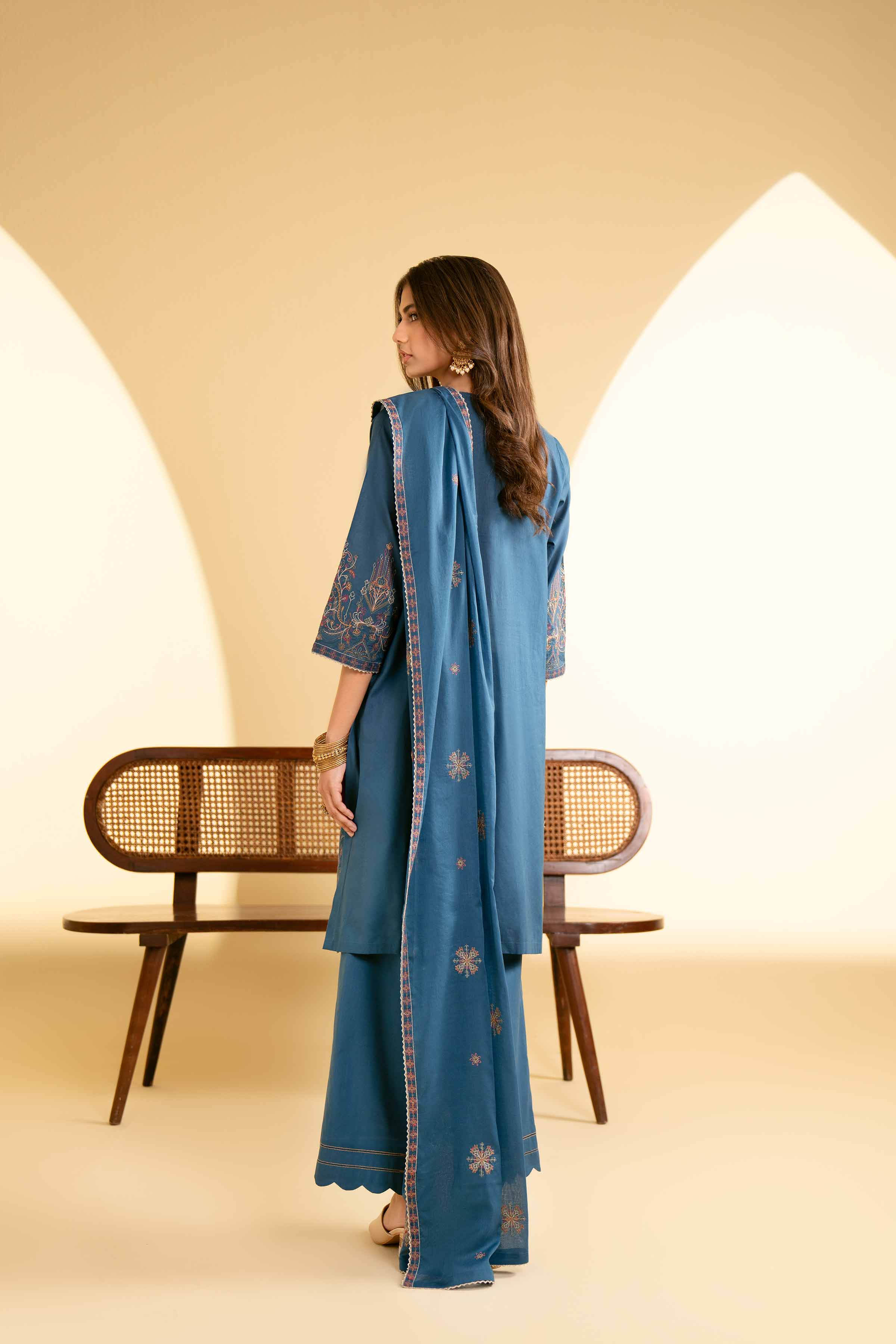3 Piece - Embroidered Suit - KFE25-60