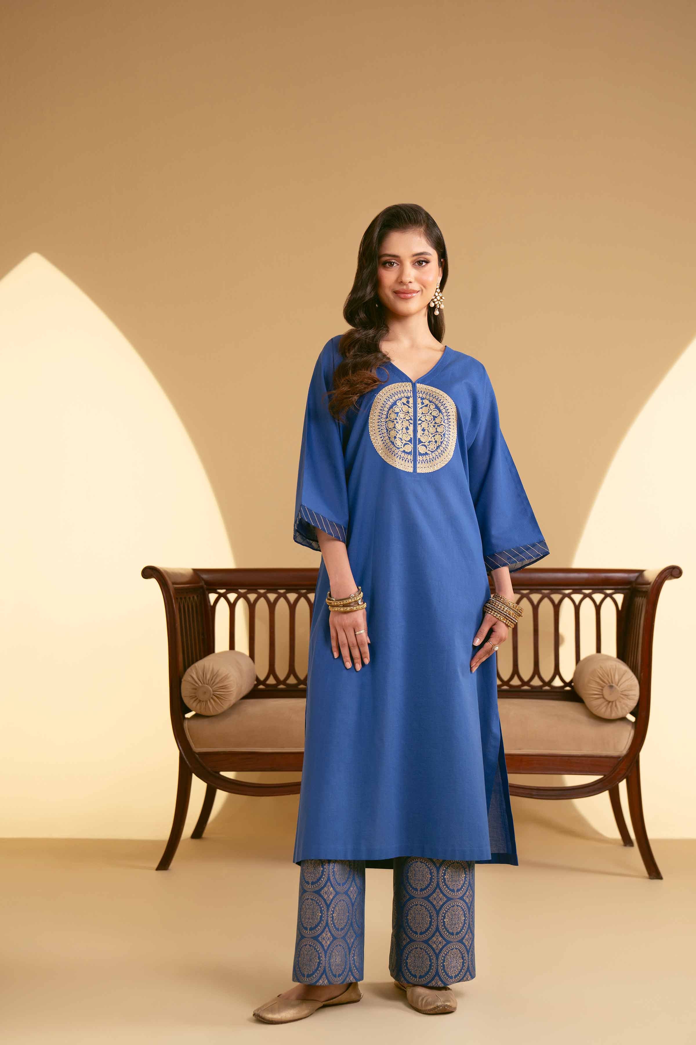 2 Piece - Embroidered Suit - KFE25-66