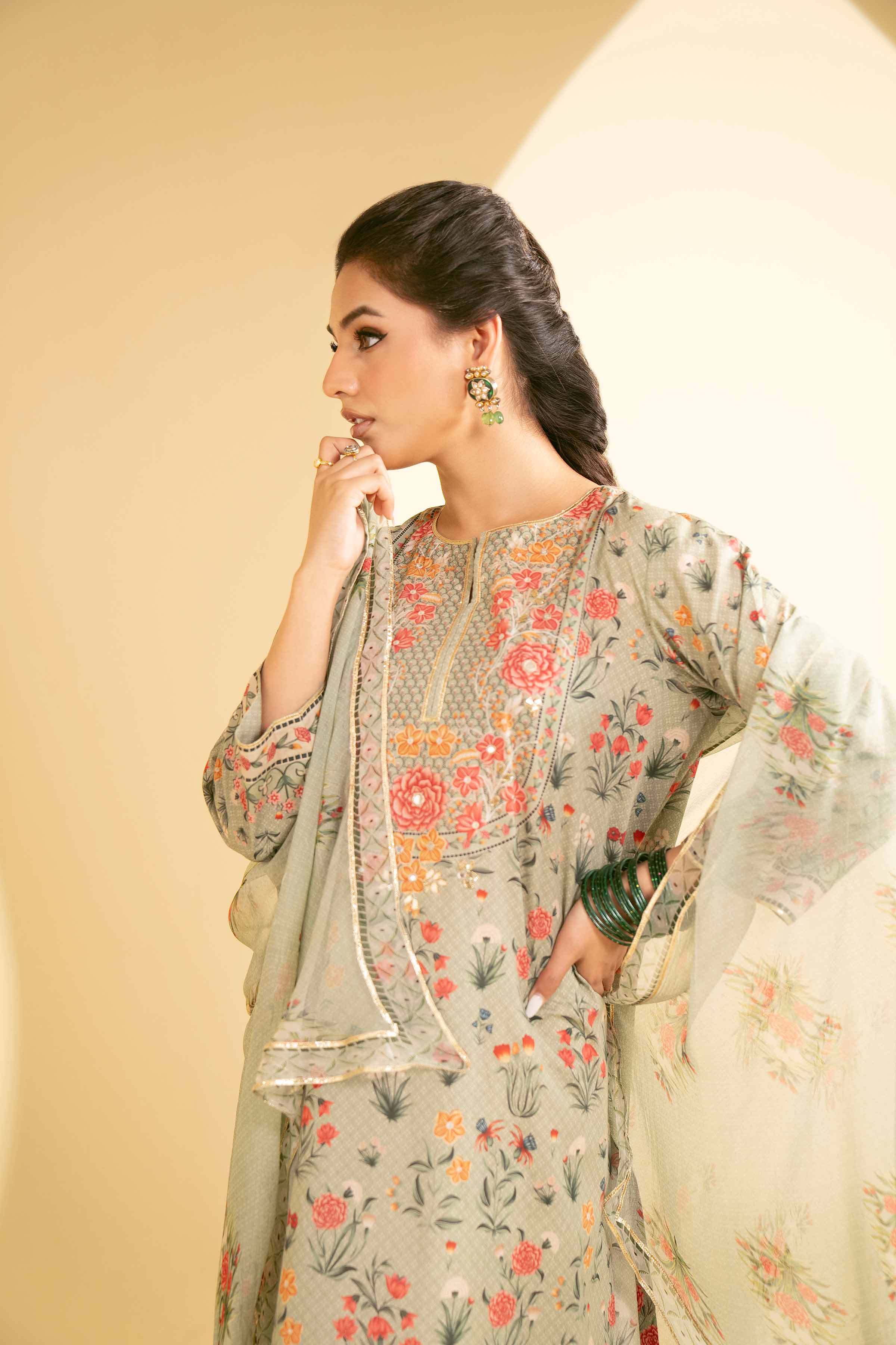 3 Piece - Printed Suit - KFE25-77