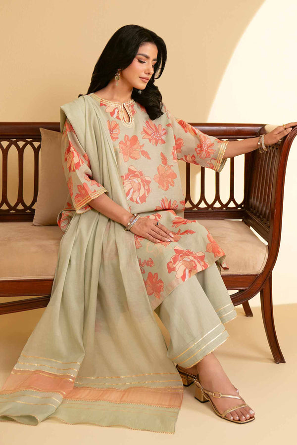 3 Piece - Printed Suit - KFE25-82