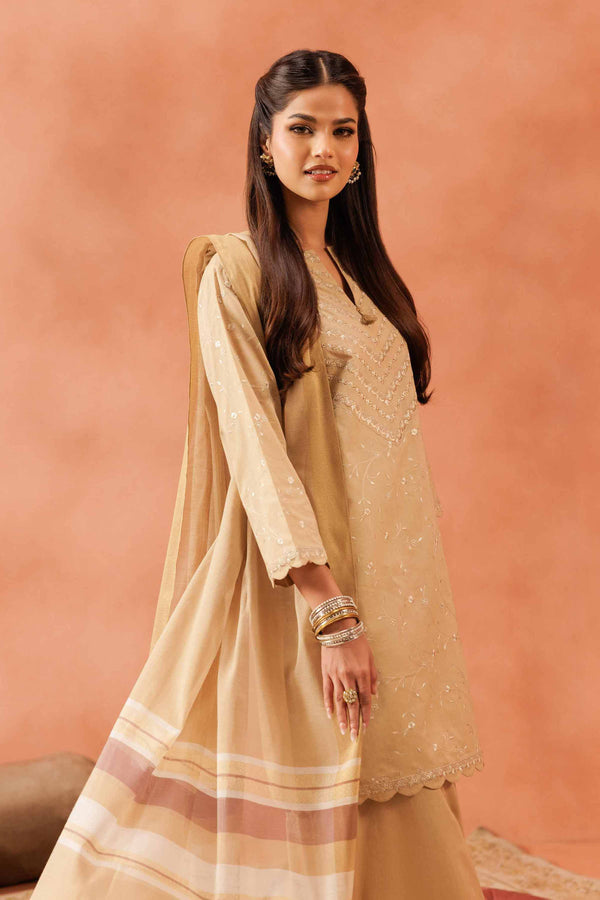 3 Piece - Embroidered Suit - KFE25-85