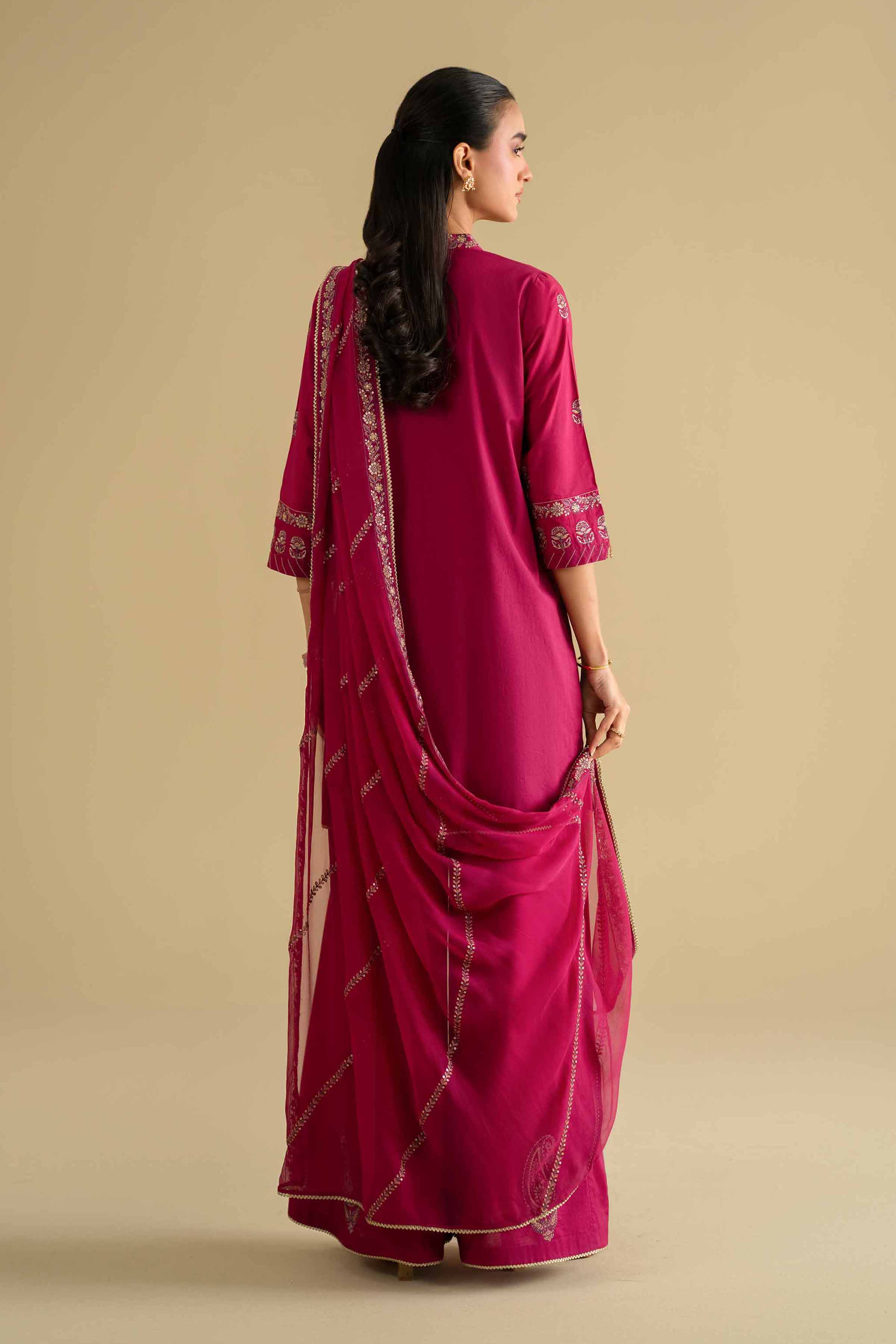 3 Piece - Embroidered Suit - KFE26-105 for Women - Pret Collection | Nishat | Shop Online