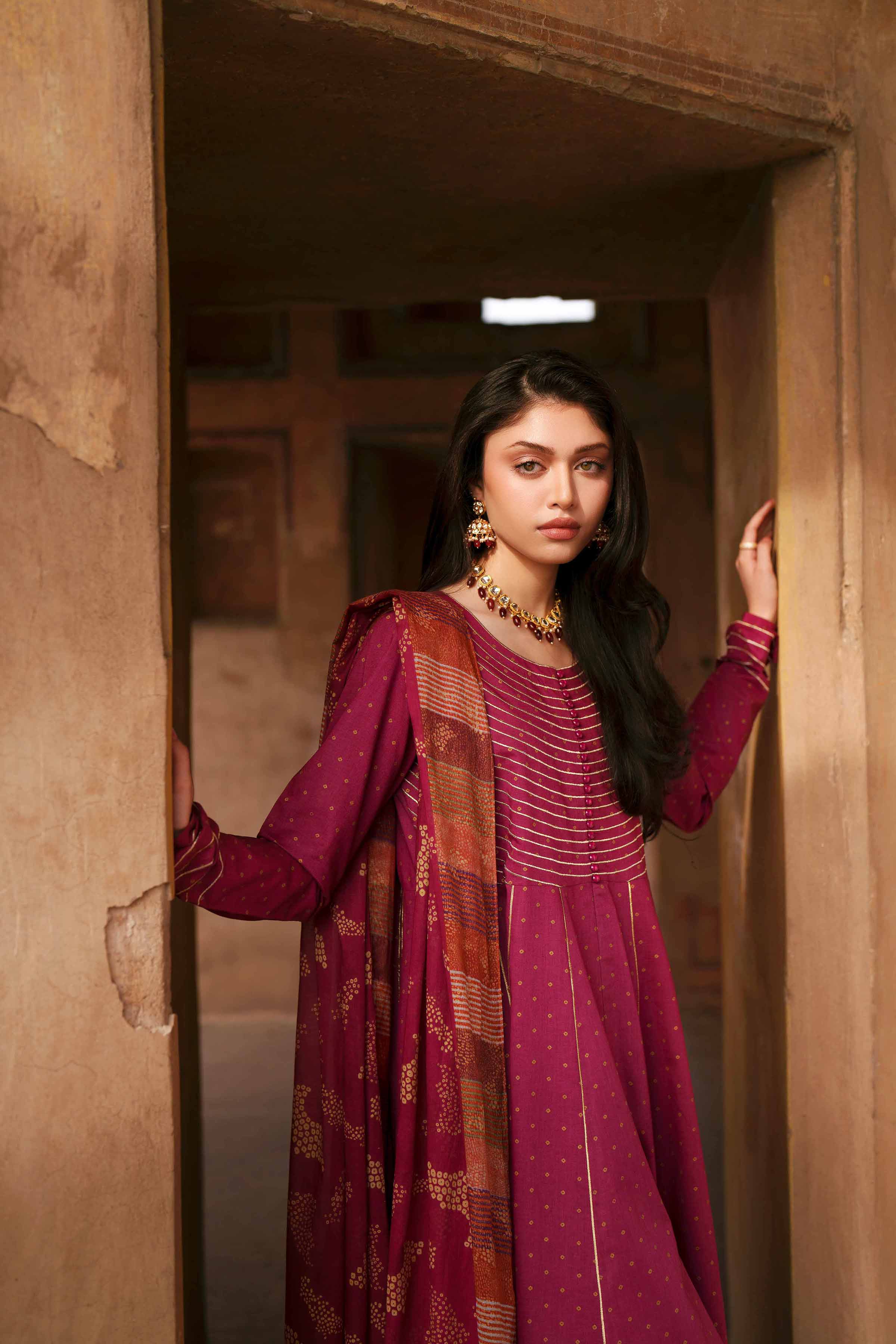 3 Piece - Embroidered Suit - KFE26-113